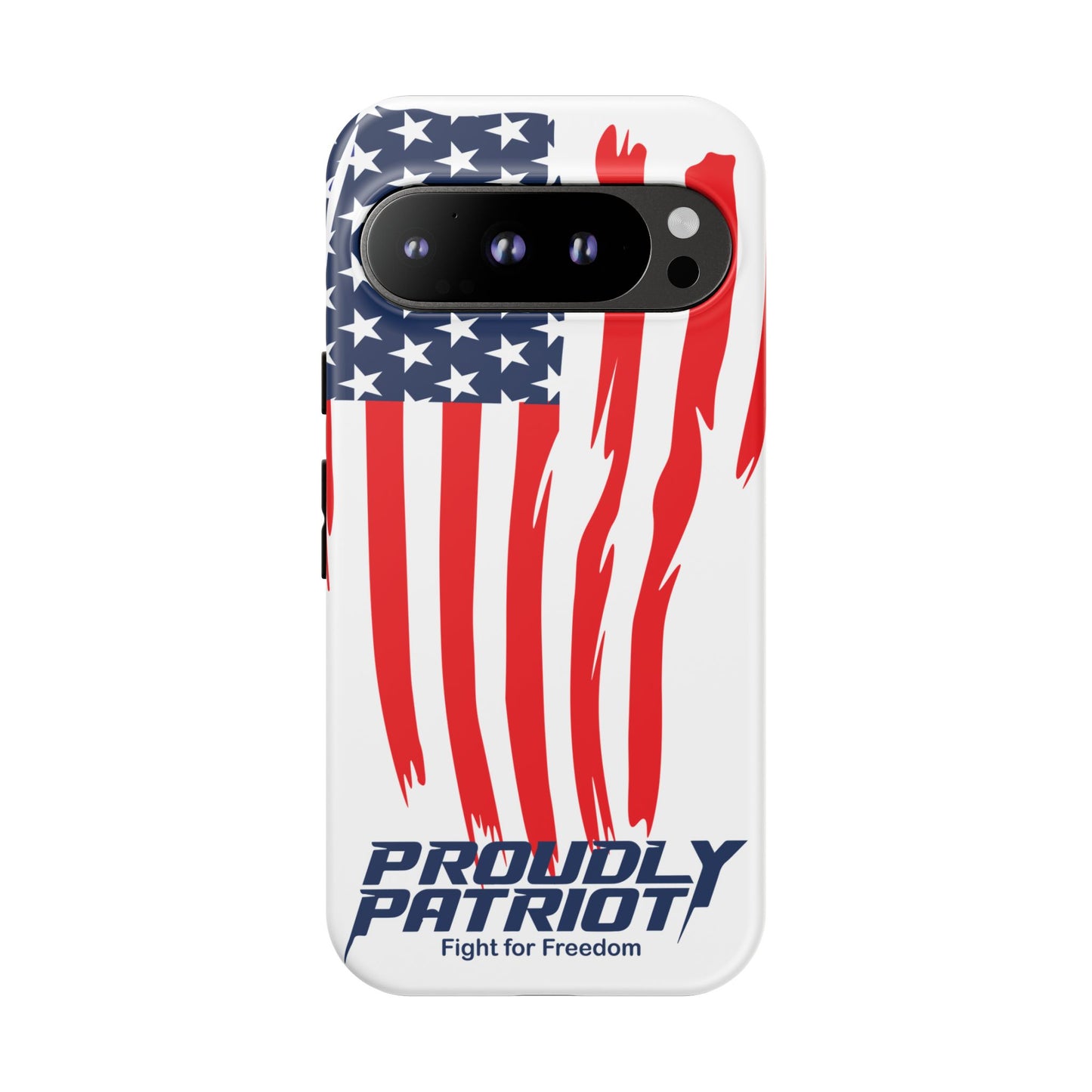 The Flag, Patriotic Phone Case for Proud Americans, USA Flag Phone Cover, Tough Cases for Veterans, Independence Day Gift