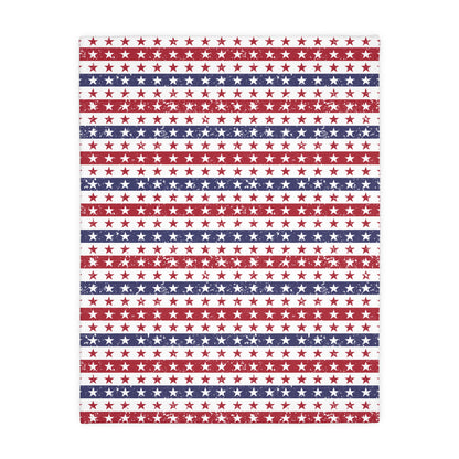 Cozy Patriotic Velveteen Blanket