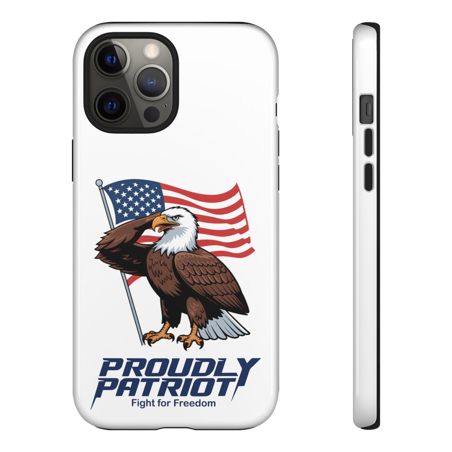 Major Talon Reporting for Duty! Patriotic Phone Case for Proud Americans, USA Flag Phone Cover, Tough Cases for Veterans, Independence Day Gift