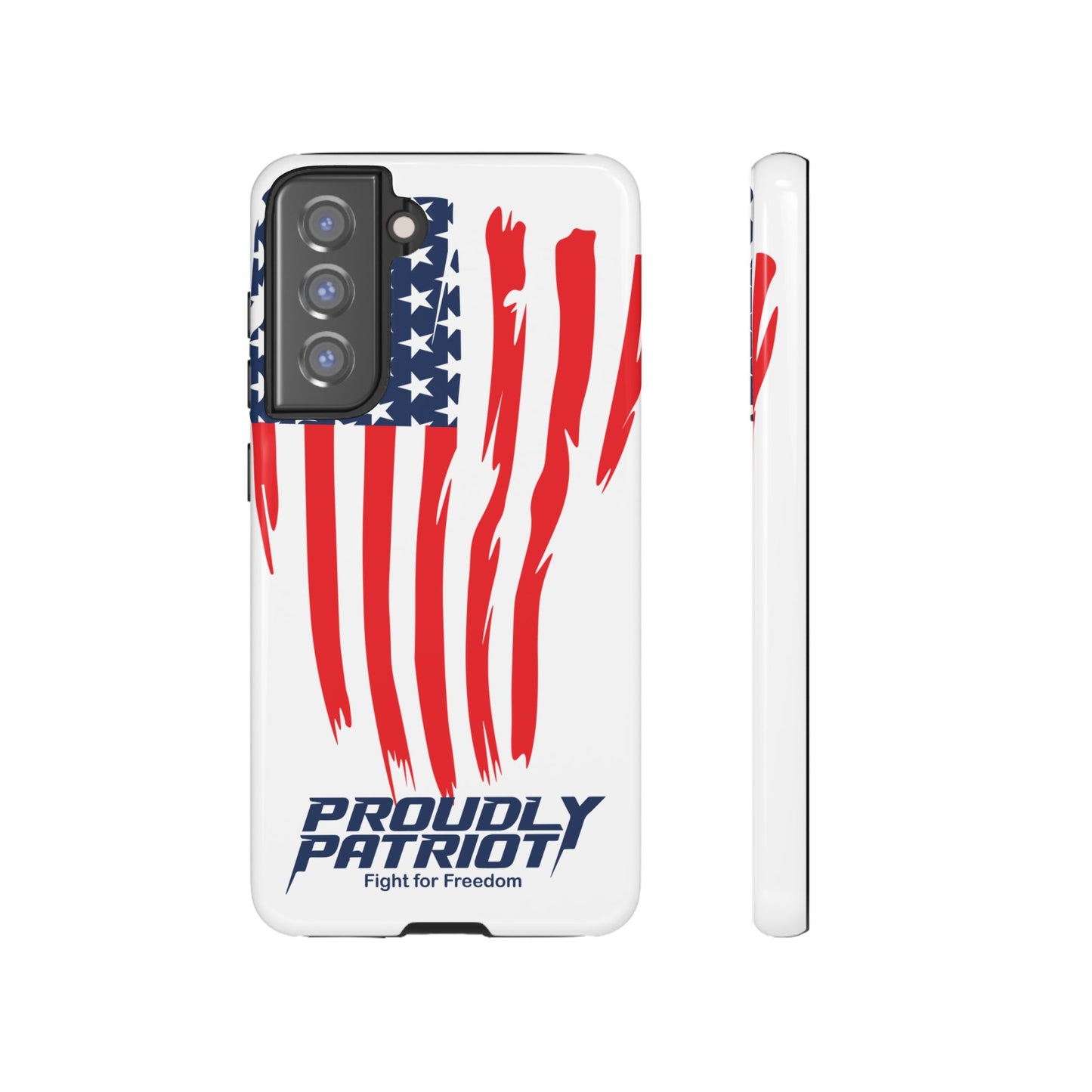 The Flag, Patriotic Phone Case for Proud Americans, USA Flag Phone Cover, Tough Cases for Veterans, Independence Day Gift