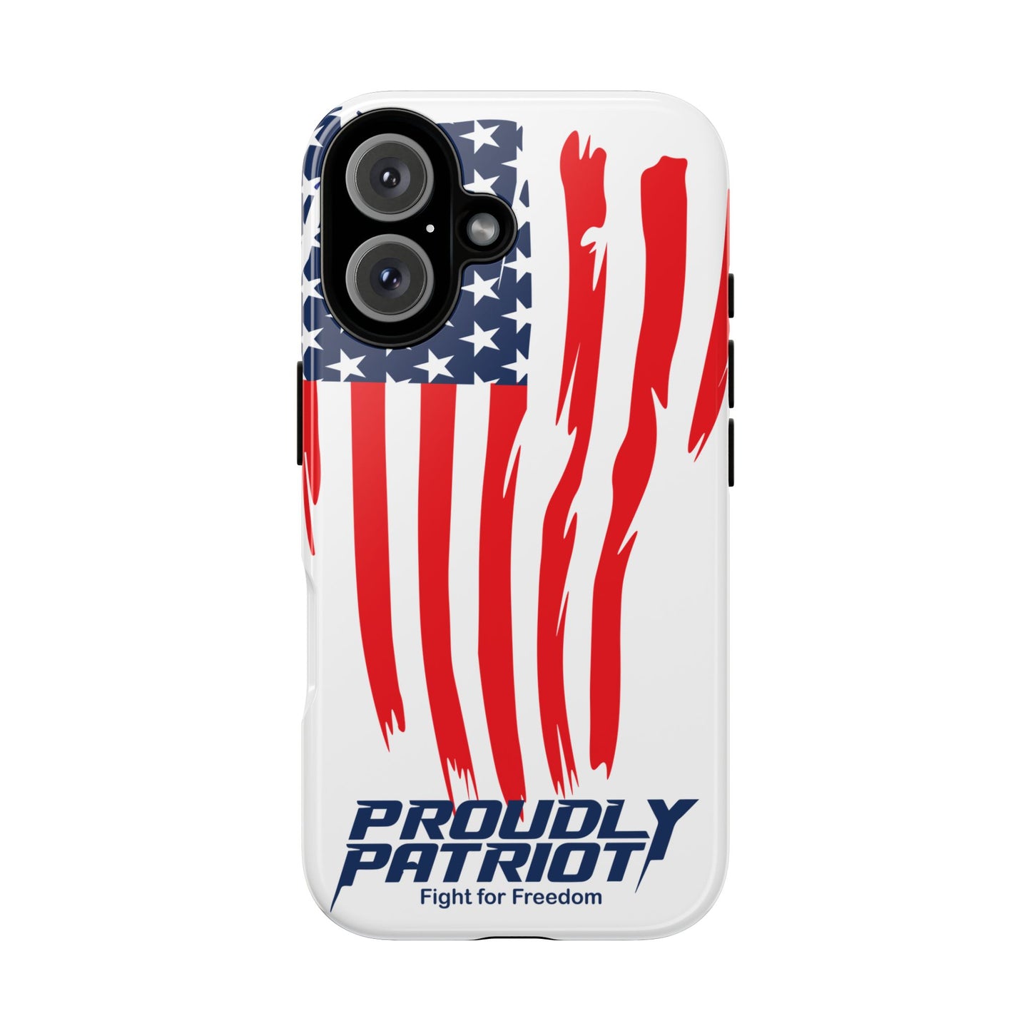 The Flag, Patriotic Phone Case for Proud Americans, USA Flag Phone Cover, Tough Cases for Veterans, Independence Day Gift