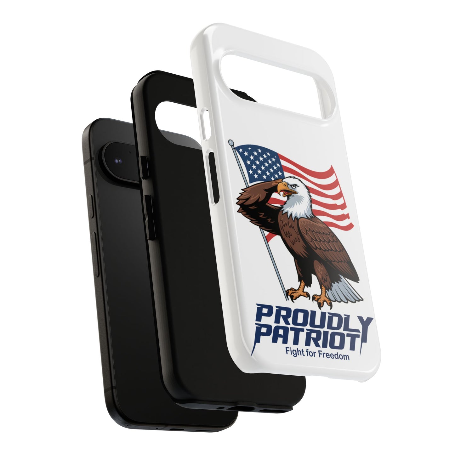 Major Talon Reporting for Duty! Patriotic Phone Case for Proud Americans, USA Flag Phone Cover, Tough Cases for Veterans, Independence Day Gift