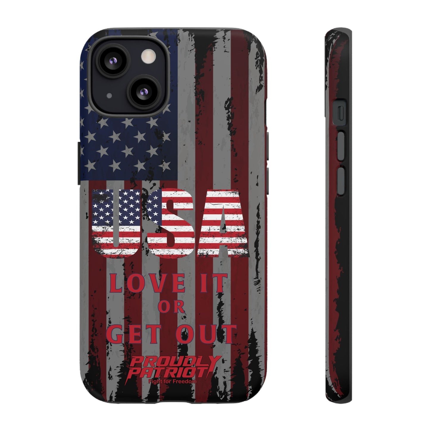 Stars, Stripes, and Zero Tolerance BLK Phone Case