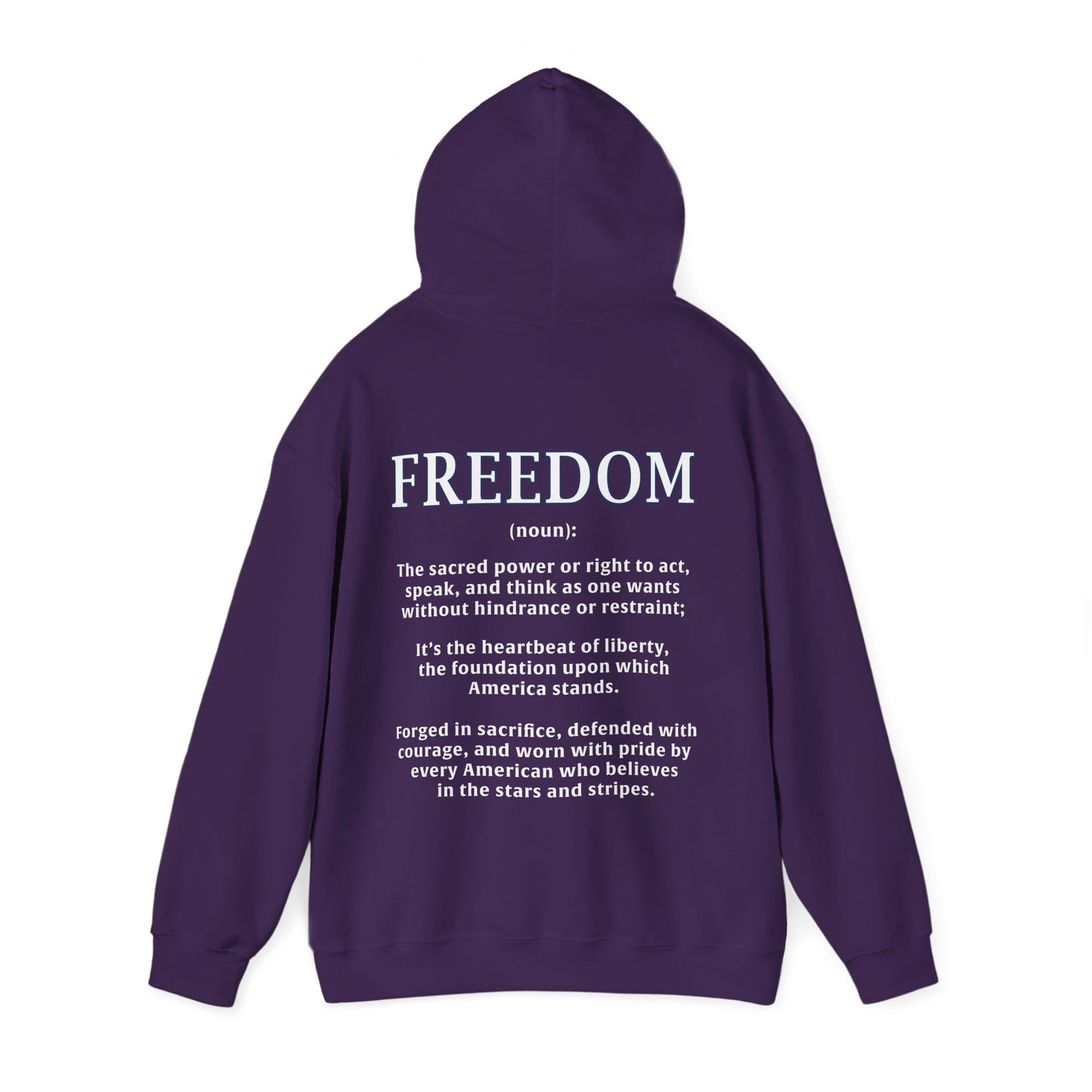 Freedom: The Heartbeat of Liberty Hoodie