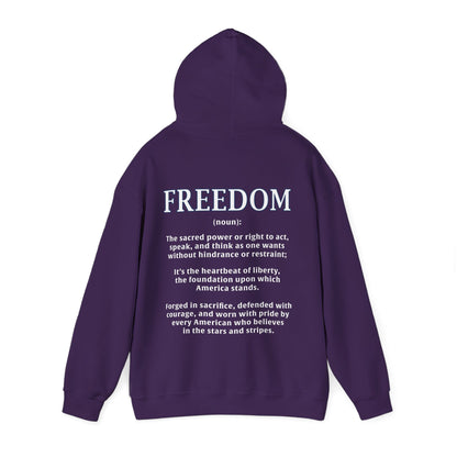 Freedom: The Heartbeat of Liberty Hoodie
