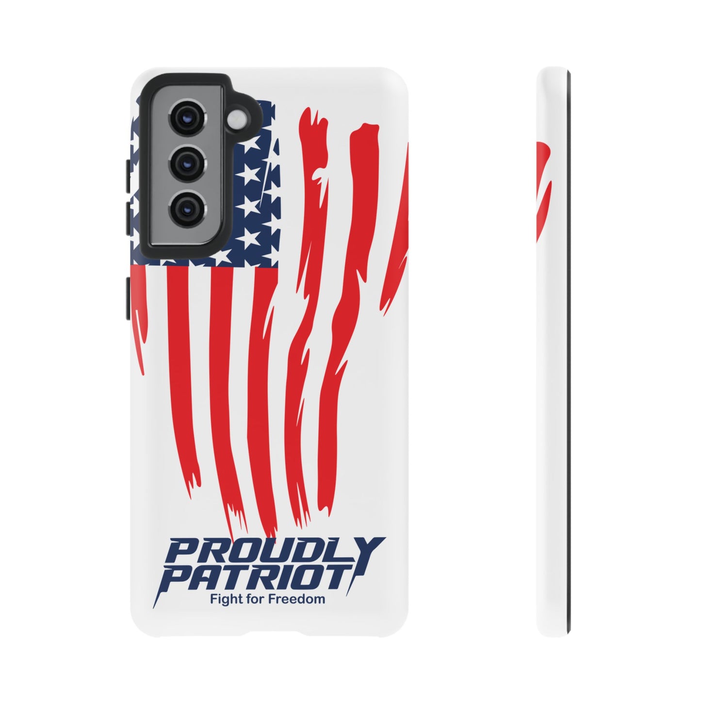 The Flag, Patriotic Phone Case for Proud Americans, USA Flag Phone Cover, Tough Cases for Veterans, Independence Day Gift