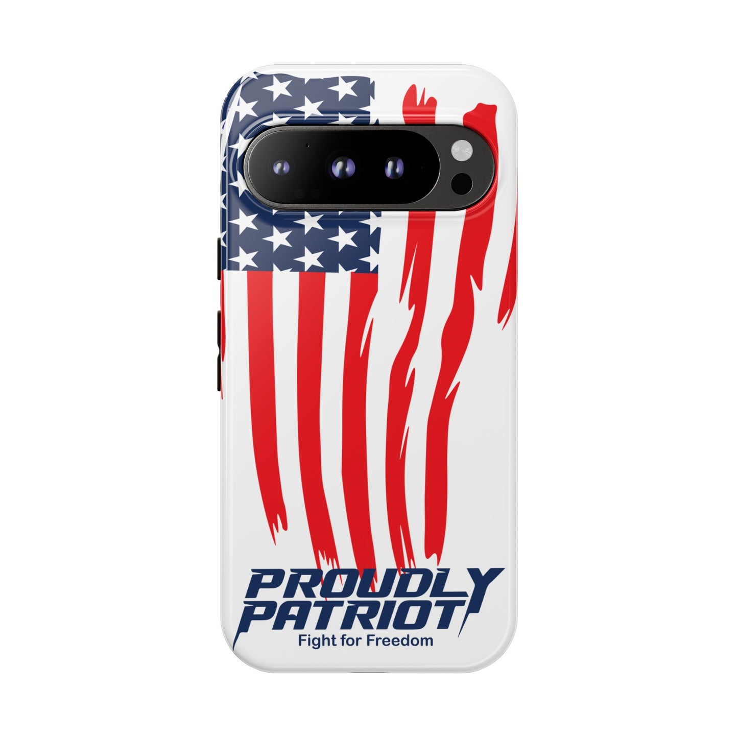 The Flag, Patriotic Phone Case for Proud Americans, USA Flag Phone Cover, Tough Cases for Veterans, Independence Day Gift