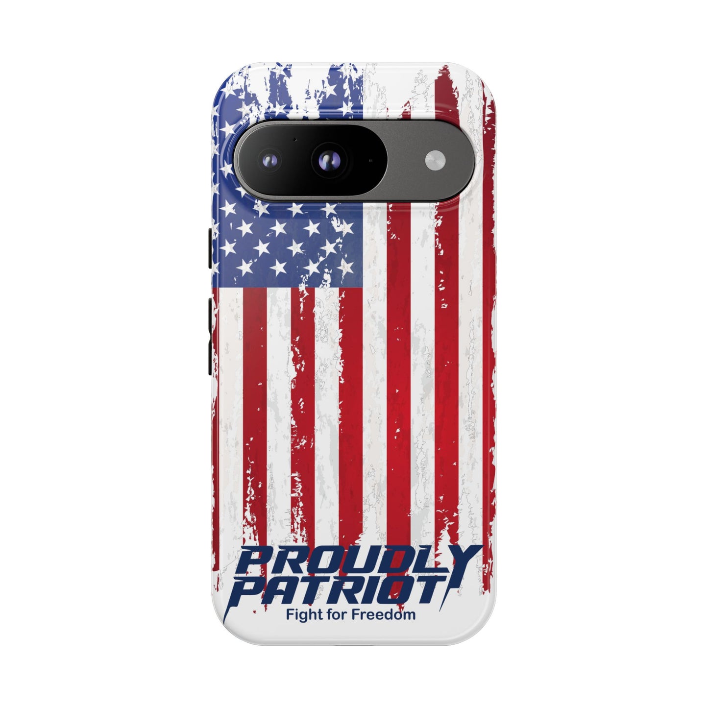 Distressed Flag, Patriotic Phone Case for Proud Americans, USA Flag Phone Cover, Tough Cases for Veterans, Independence Day Gift