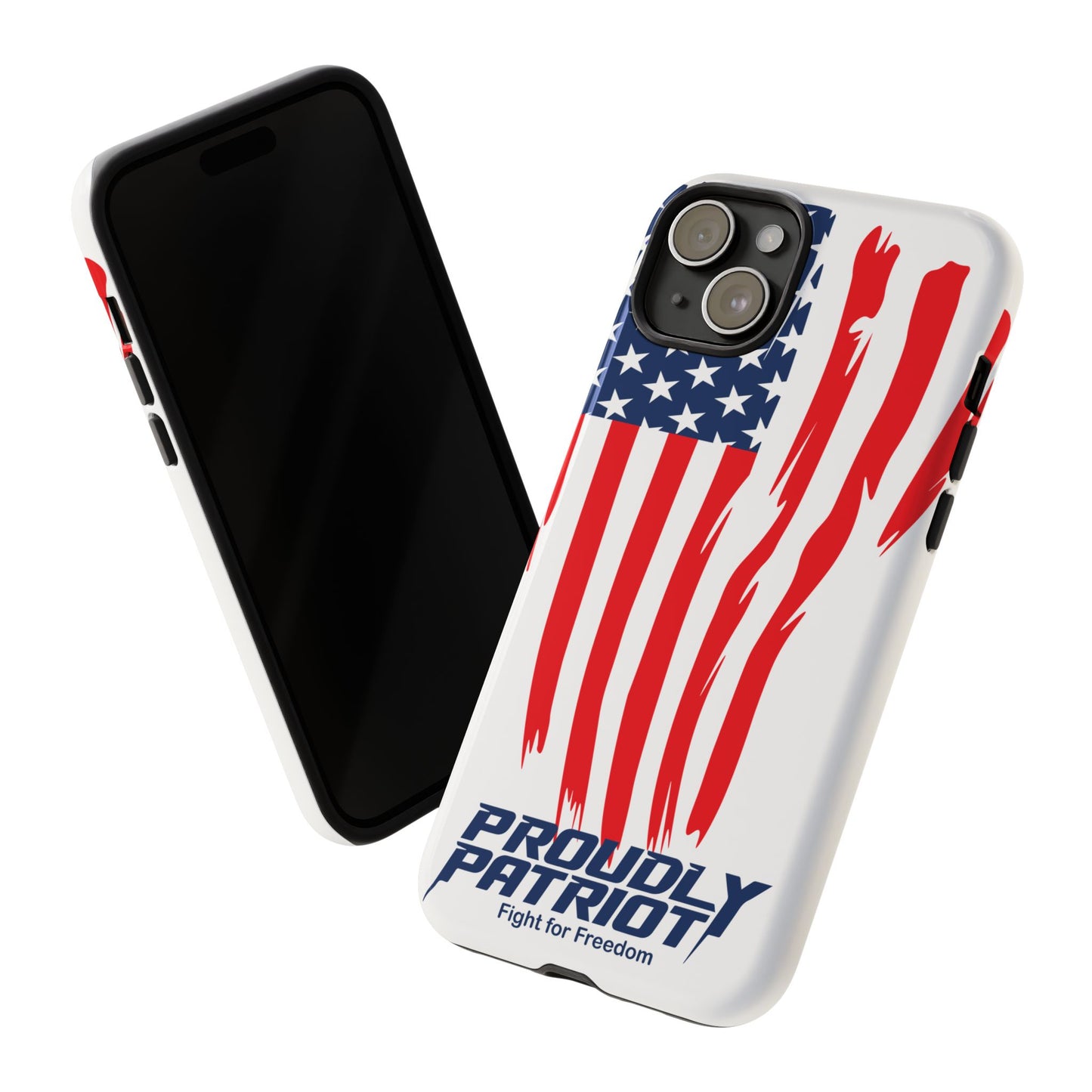 The Flag, Patriotic Phone Case for Proud Americans, USA Flag Phone Cover, Tough Cases for Veterans, Independence Day Gift