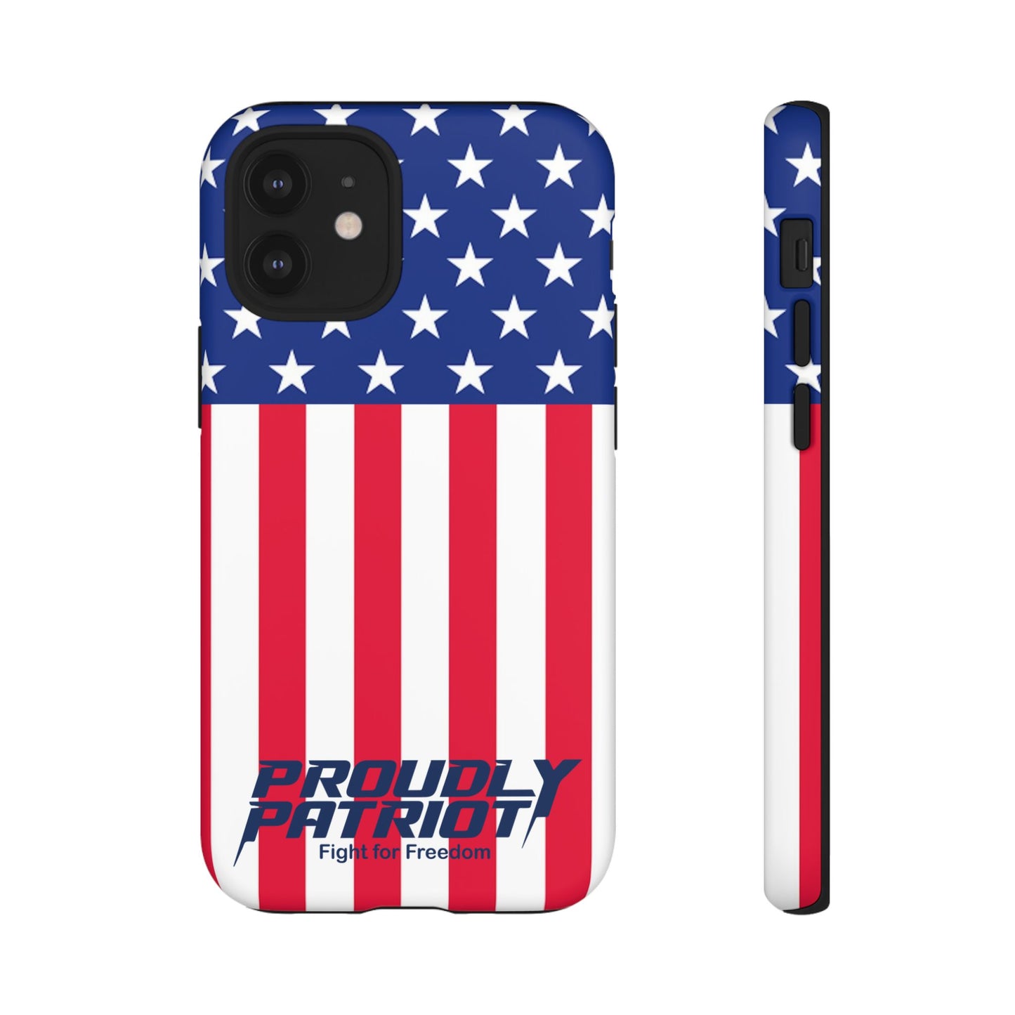 Stars, Stripes, and Cell Phones, Patriotic Phone Case for Proud Americans, USA Flag Phone Cover, Tough Cases for Veterans, Independence Day Gift