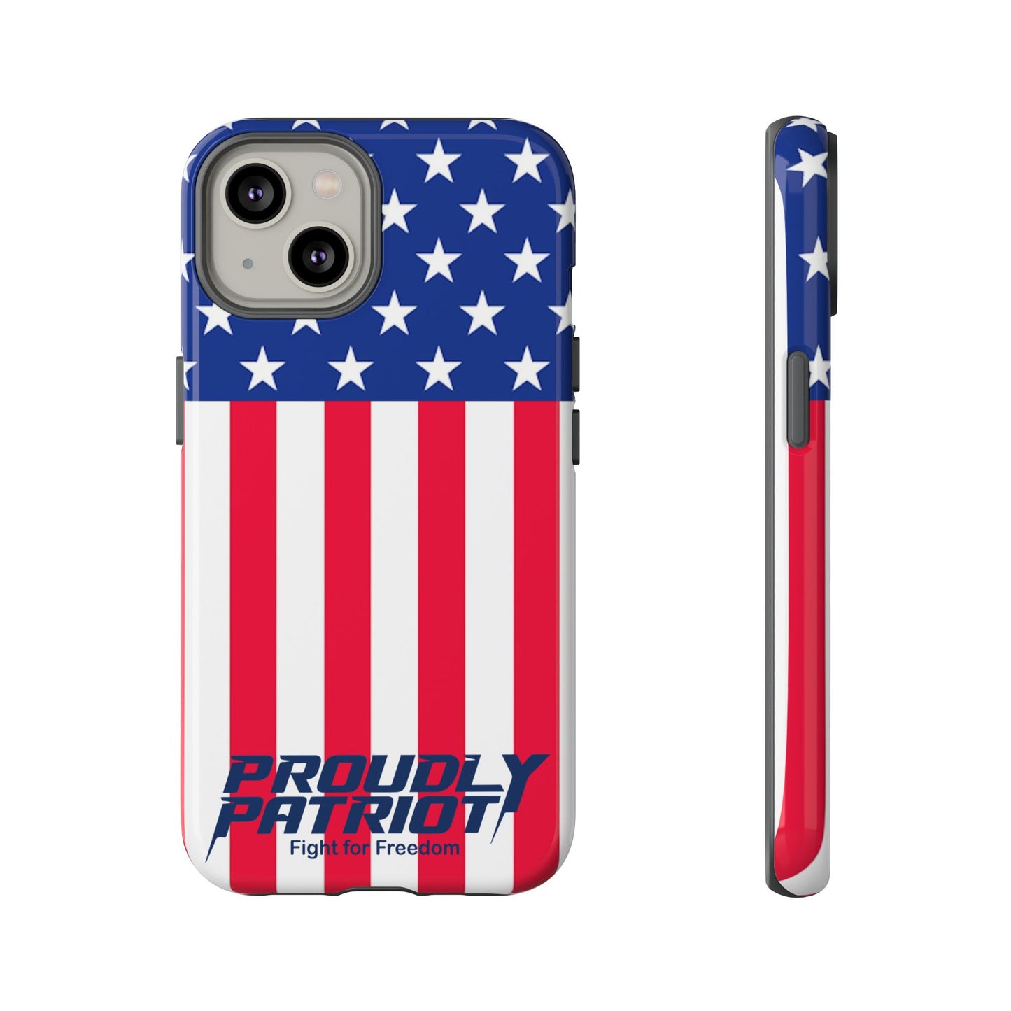 Stars, Stripes, and Cell Phones, Patriotic Phone Case for Proud Americans, USA Flag Phone Cover, Tough Cases for Veterans, Independence Day Gift