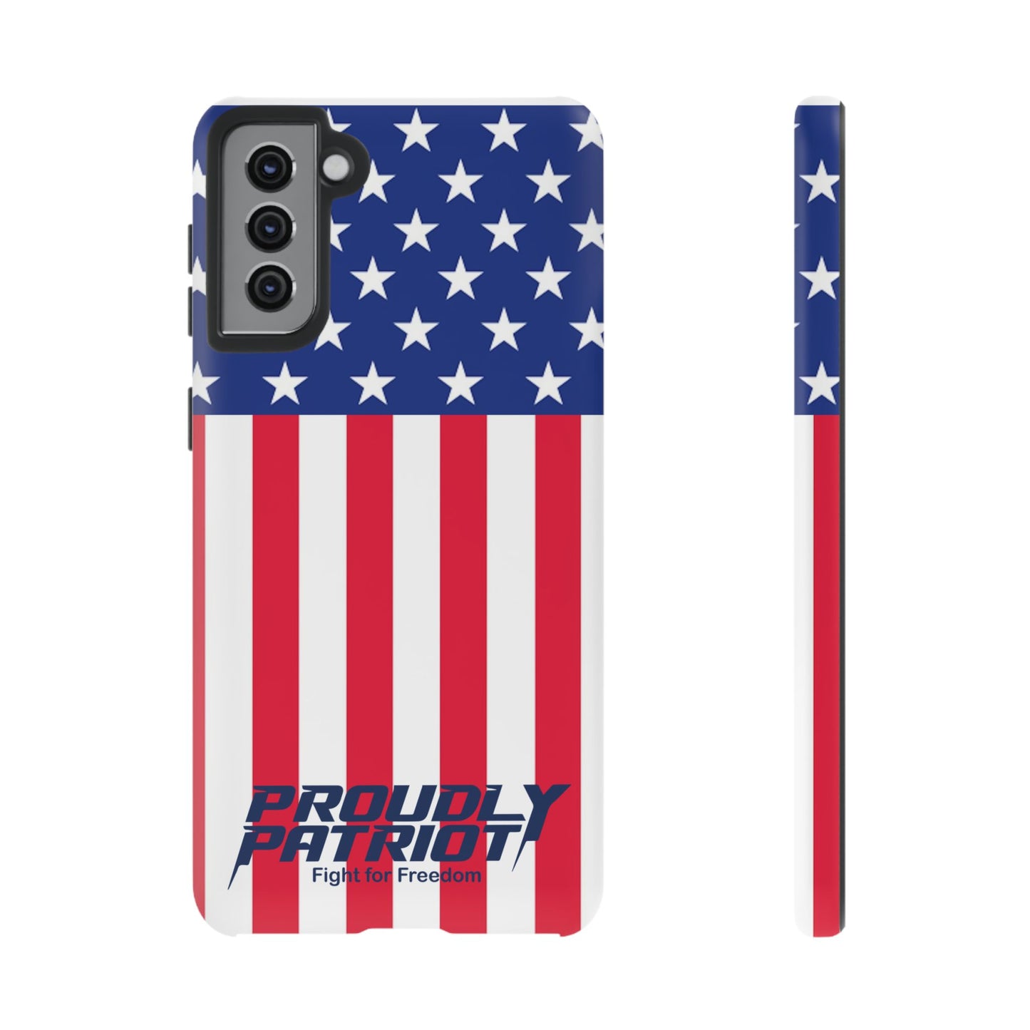 Stars, Stripes, and Cell Phones, Patriotic Phone Case for Proud Americans, USA Flag Phone Cover, Tough Cases for Veterans, Independence Day Gift