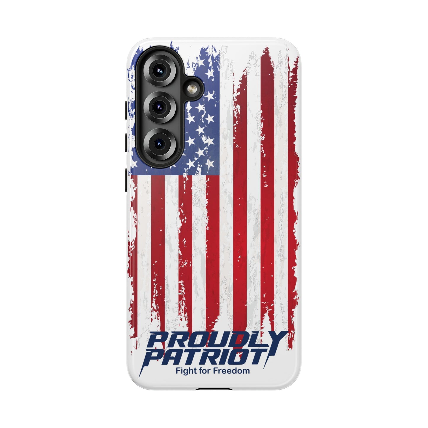 Distressed Flag, Patriotic Phone Case for Proud Americans, USA Flag Phone Cover, Tough Cases for Veterans, Independence Day Gift