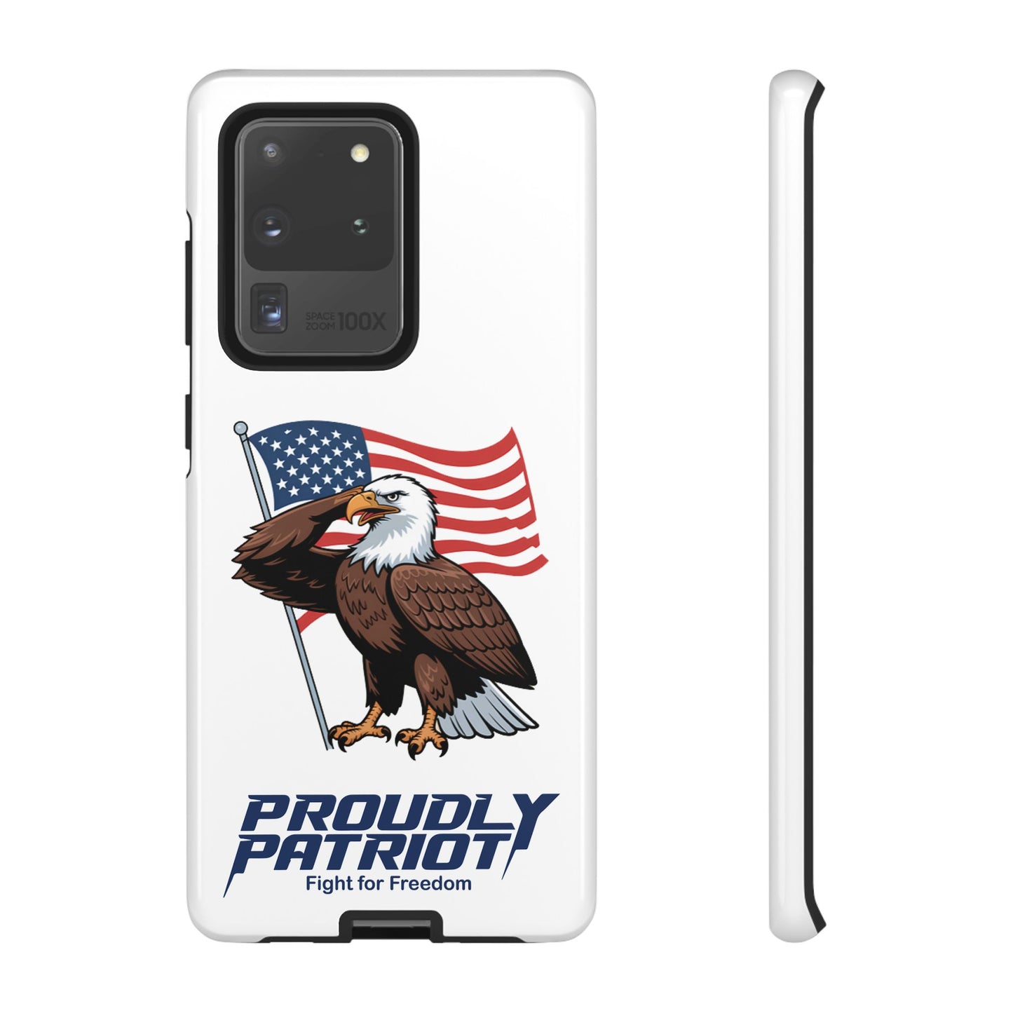 Major Talon Reporting for Duty! Patriotic Phone Case for Proud Americans, USA Flag Phone Cover, Tough Cases for Veterans, Independence Day Gift