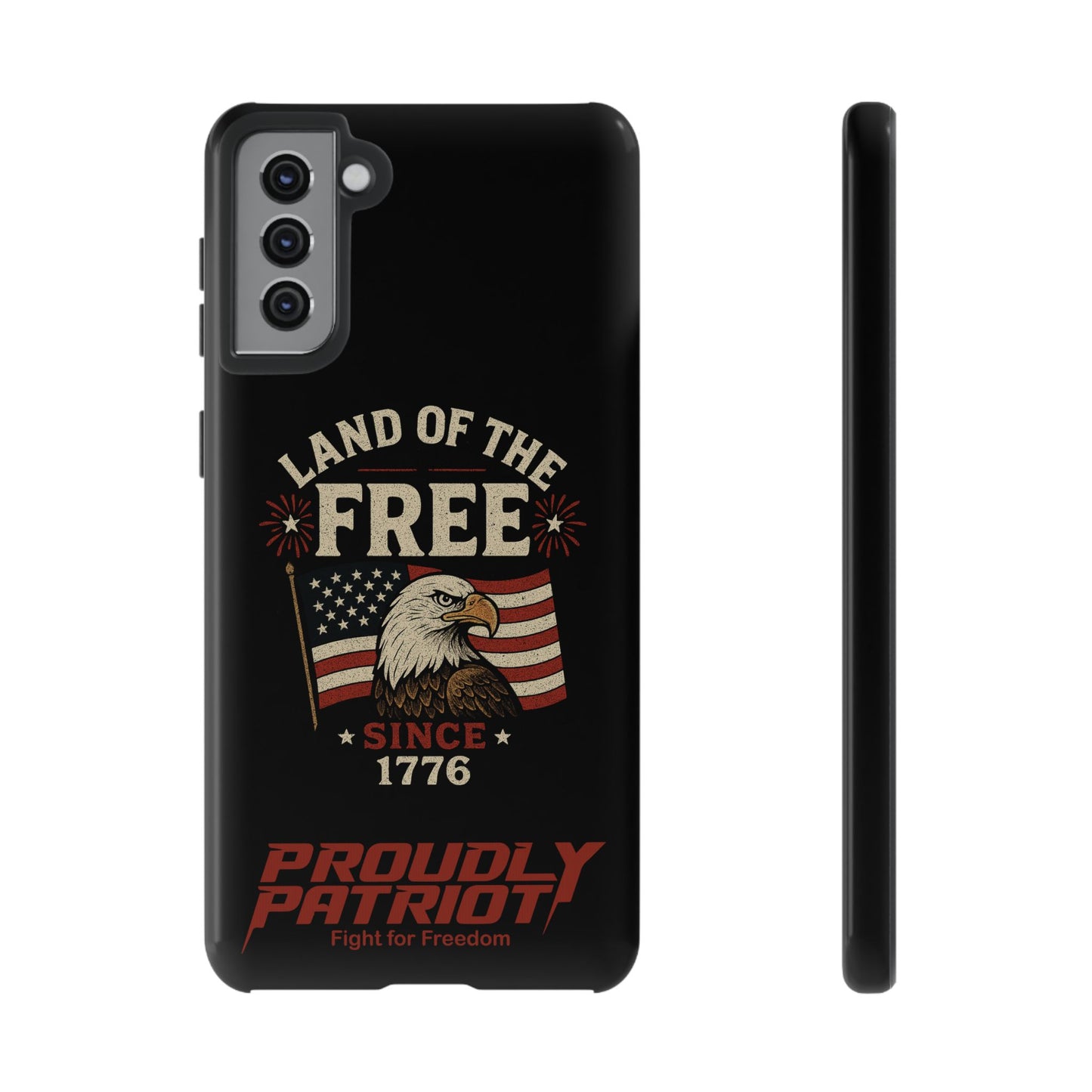 Freedom Phone Case: The Ultimate Patriotic Protector: For the Proud Patriot, USA Flag Phone Cover, Tough Cases for Veterans, Independence Day Gift