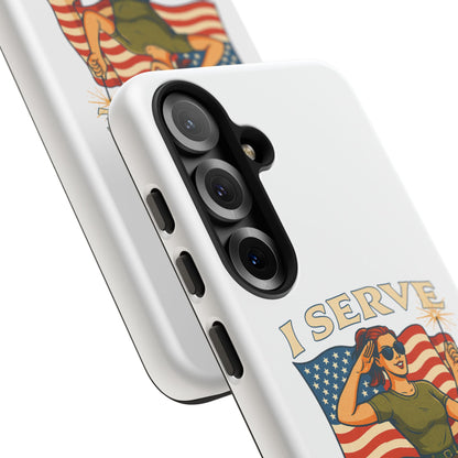 Patriotic Sass in Camo Class, Phone Case