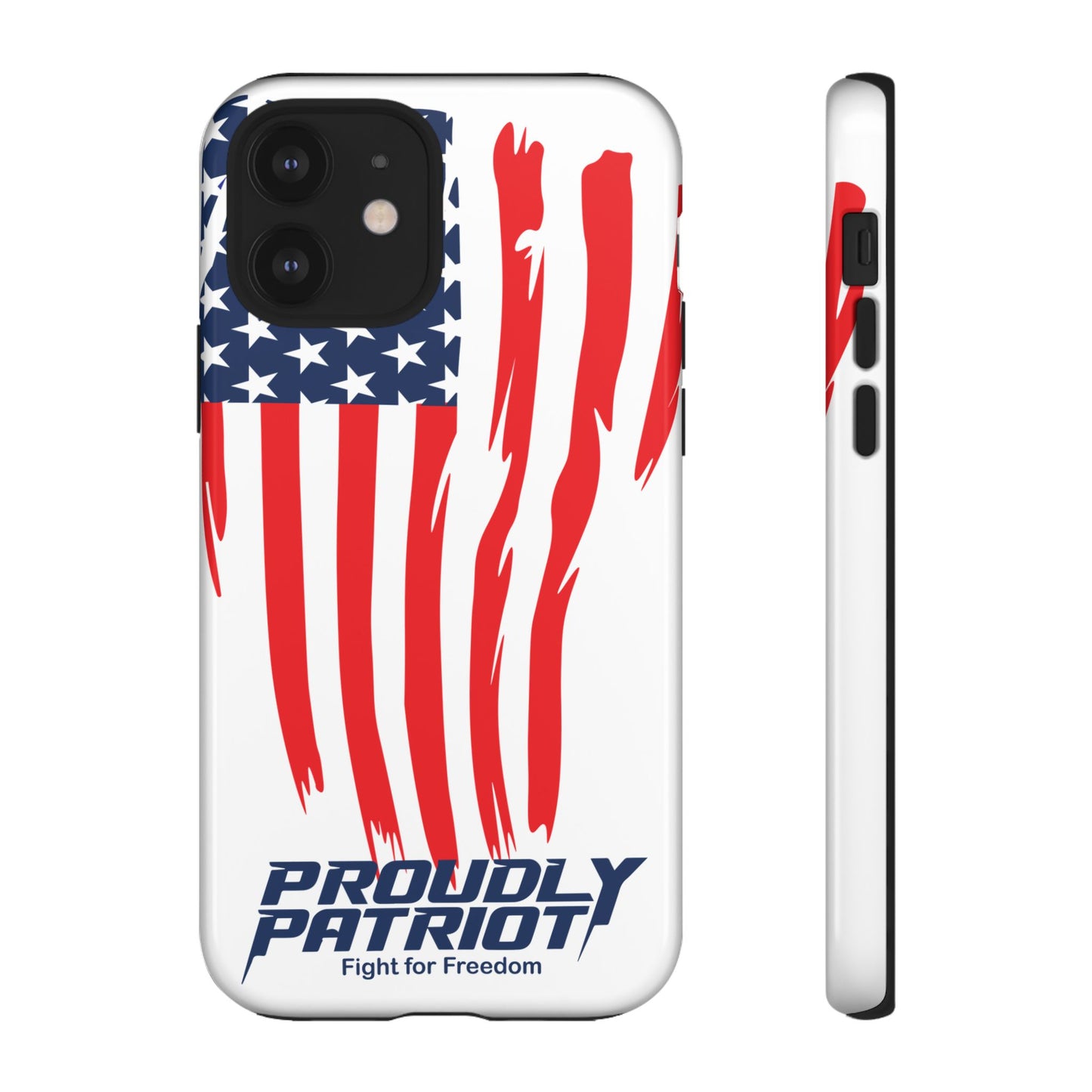 The Flag, Patriotic Phone Case for Proud Americans, USA Flag Phone Cover, Tough Cases for Veterans, Independence Day Gift