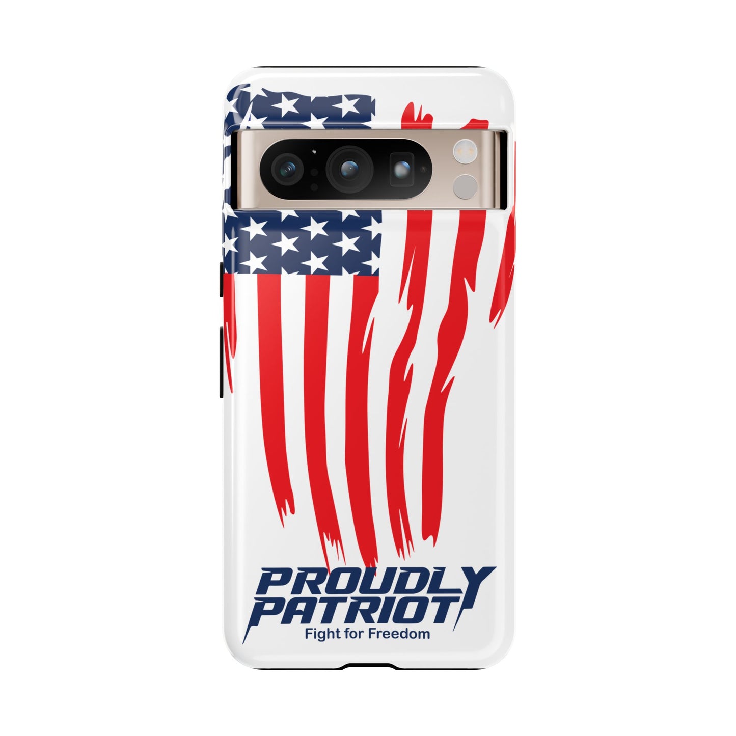 The Flag, Patriotic Phone Case for Proud Americans, USA Flag Phone Cover, Tough Cases for Veterans, Independence Day Gift