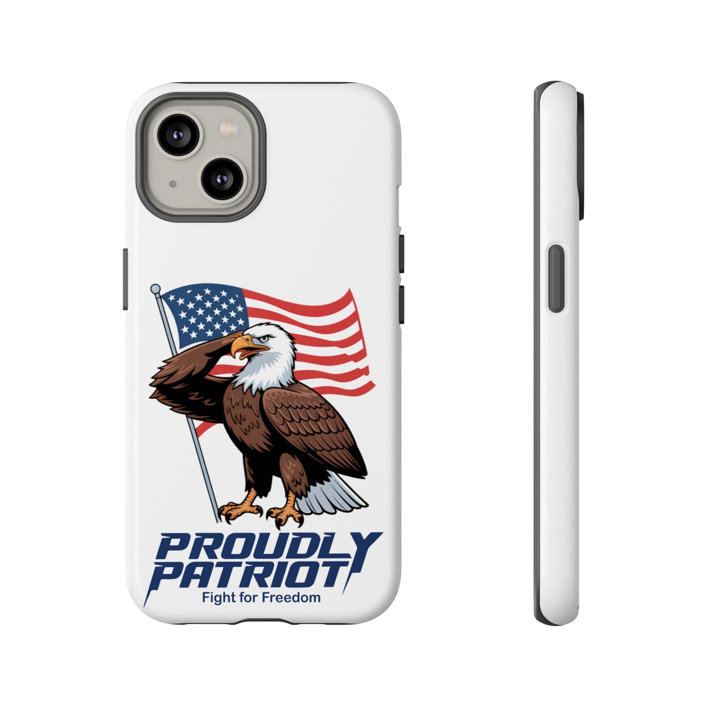 Major Talon Reporting for Duty! Patriotic Phone Case for Proud Americans, USA Flag Phone Cover, Tough Cases for Veterans, Independence Day Gift