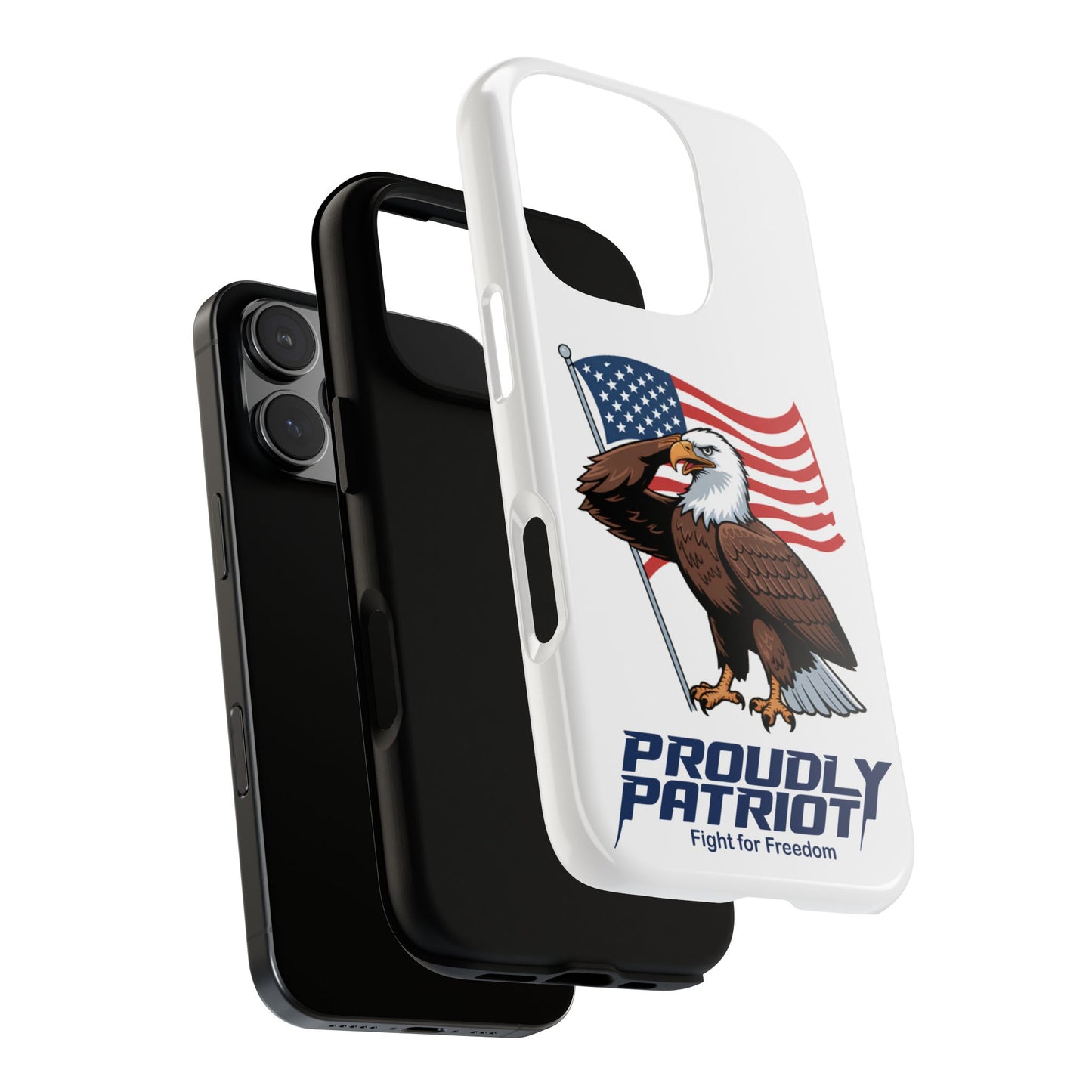 Major Talon Reporting for Duty! Patriotic Phone Case for Proud Americans, USA Flag Phone Cover, Tough Cases for Veterans, Independence Day Gift