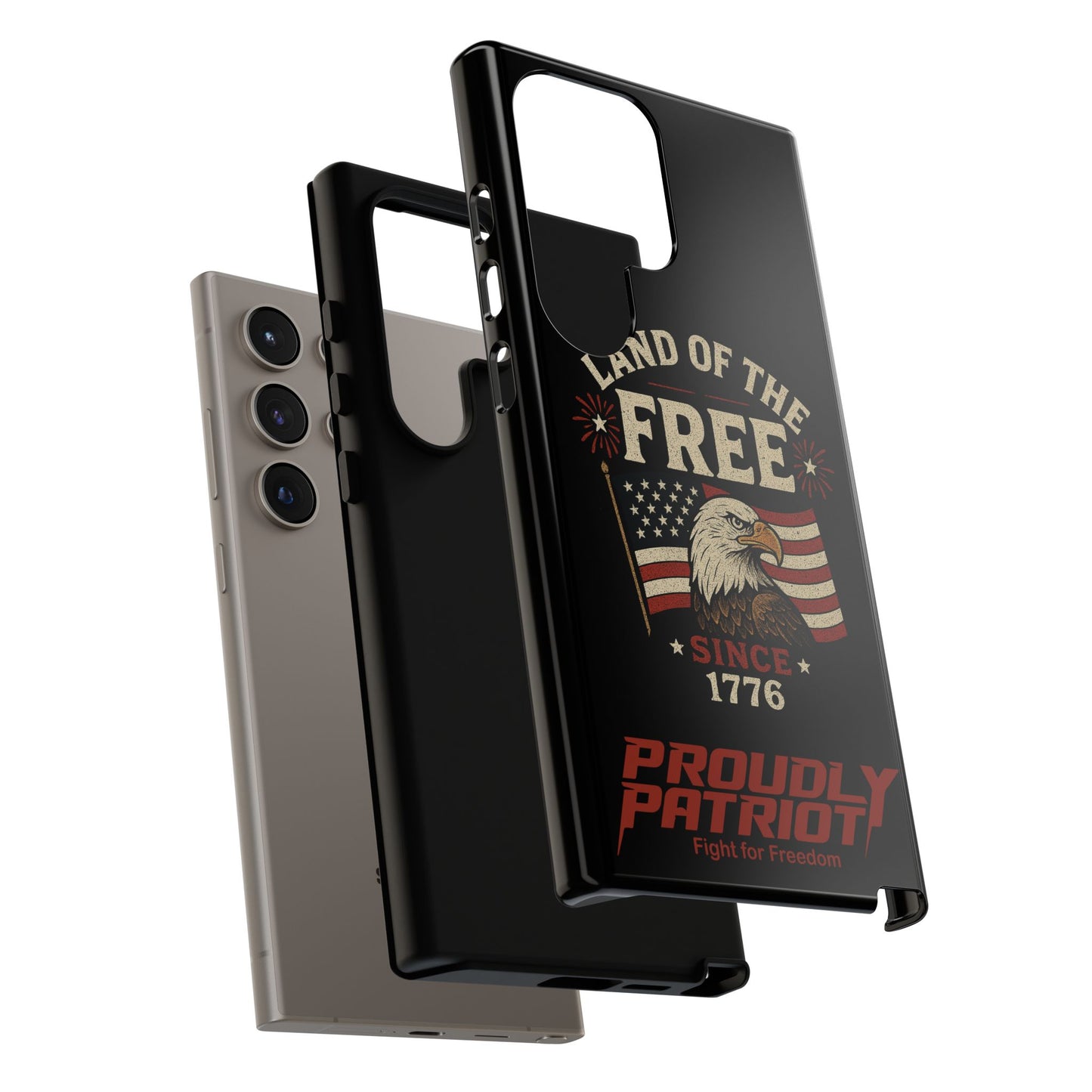 Freedom Phone Case: The Ultimate Patriotic Protector: For the Proud Patriot, USA Flag Phone Cover, Tough Cases for Veterans, Independence Day Gift