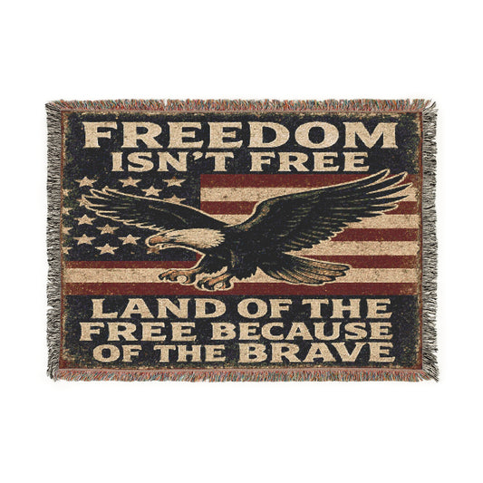 Freedom Ain’t Cheap! Woven Blanket