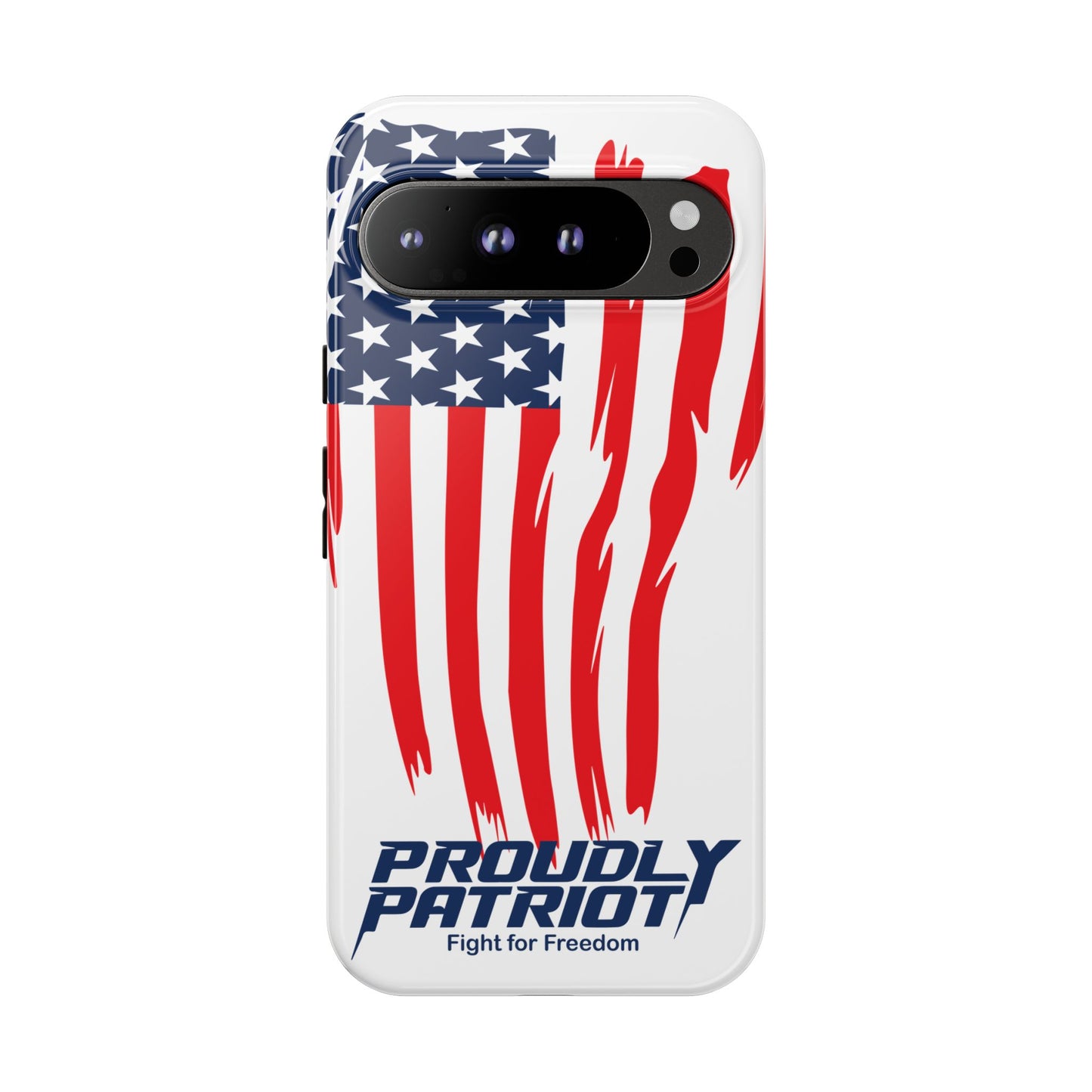 The Flag, Patriotic Phone Case for Proud Americans, USA Flag Phone Cover, Tough Cases for Veterans, Independence Day Gift