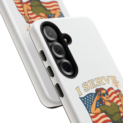 Patriotic Sass in Camo Class, Phone Case