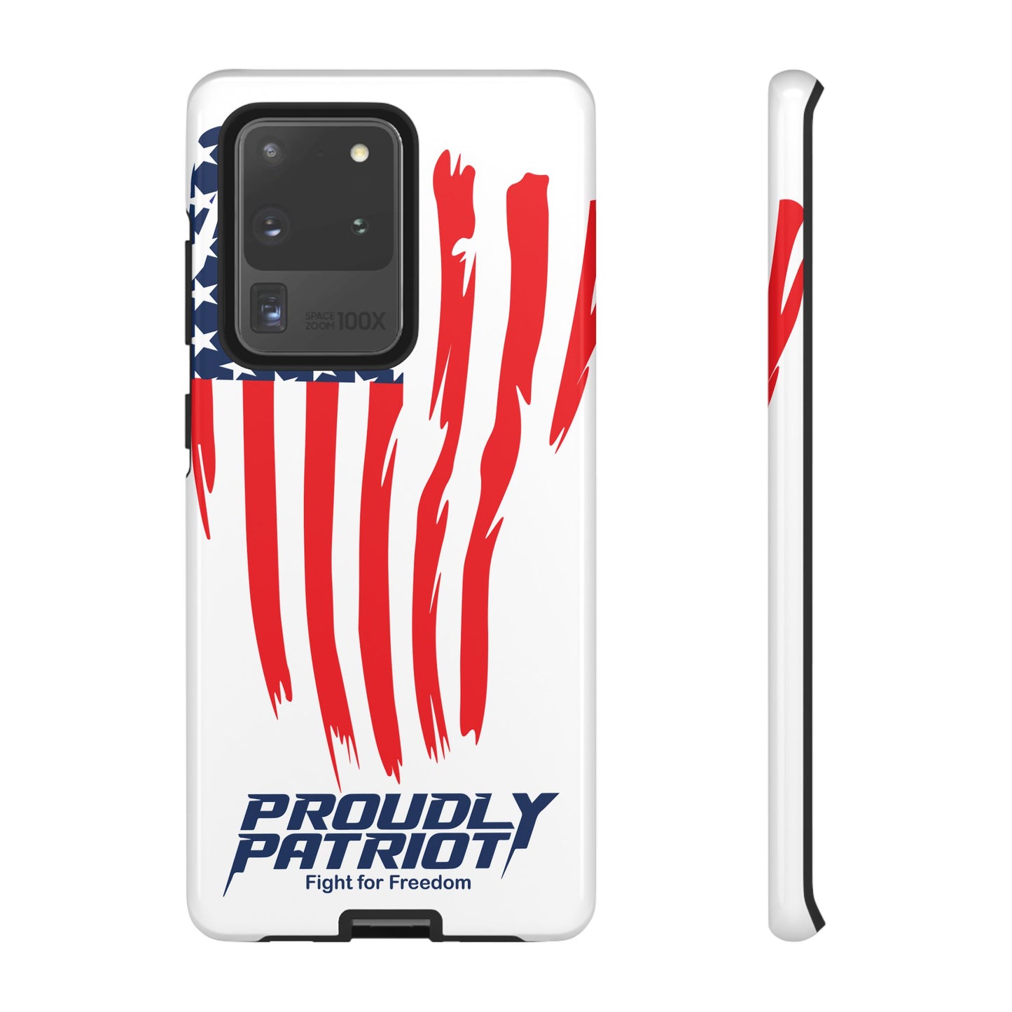 The Flag, Patriotic Phone Case for Proud Americans, USA Flag Phone Cover, Tough Cases for Veterans, Independence Day Gift