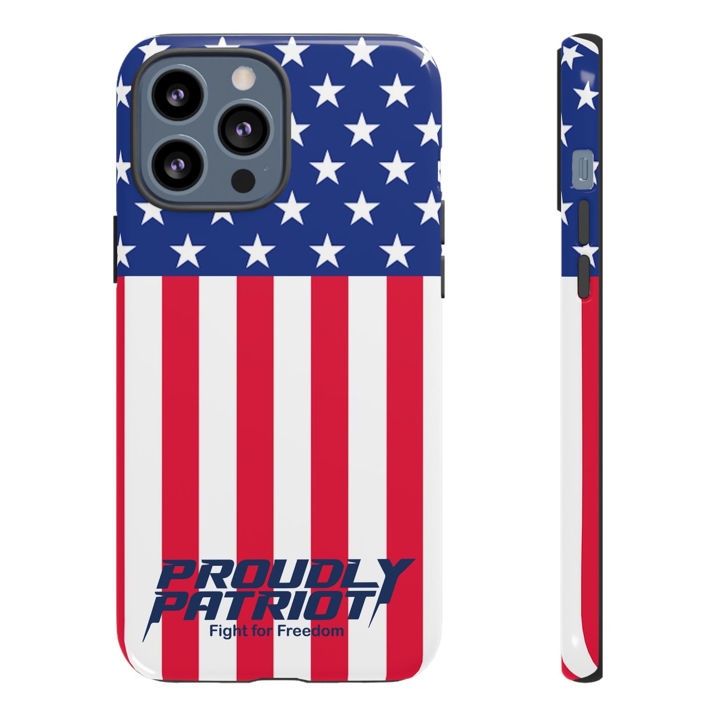 Stars, Stripes, and Cell Phones, Patriotic Phone Case for Proud Americans, USA Flag Phone Cover, Tough Cases for Veterans, Independence Day Gift