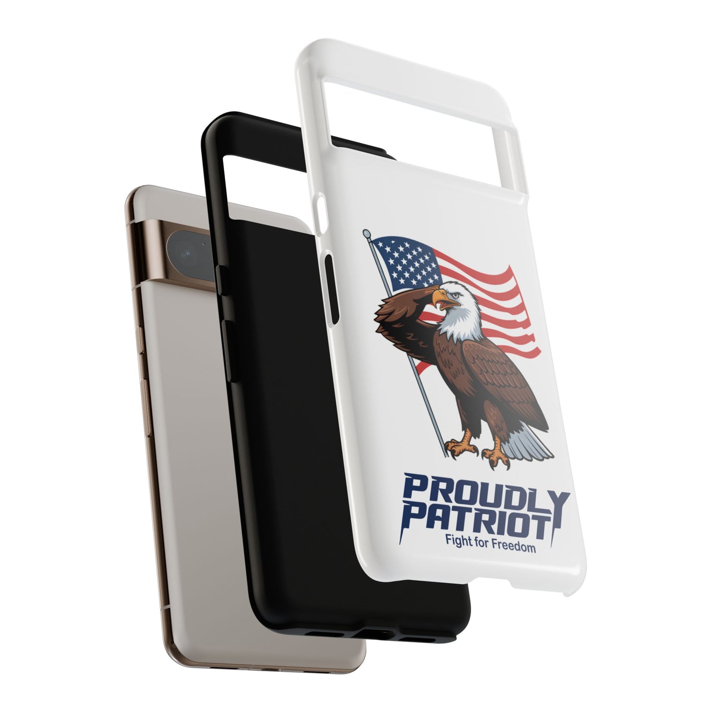 Major Talon Reporting for Duty! Patriotic Phone Case for Proud Americans, USA Flag Phone Cover, Tough Cases for Veterans, Independence Day Gift