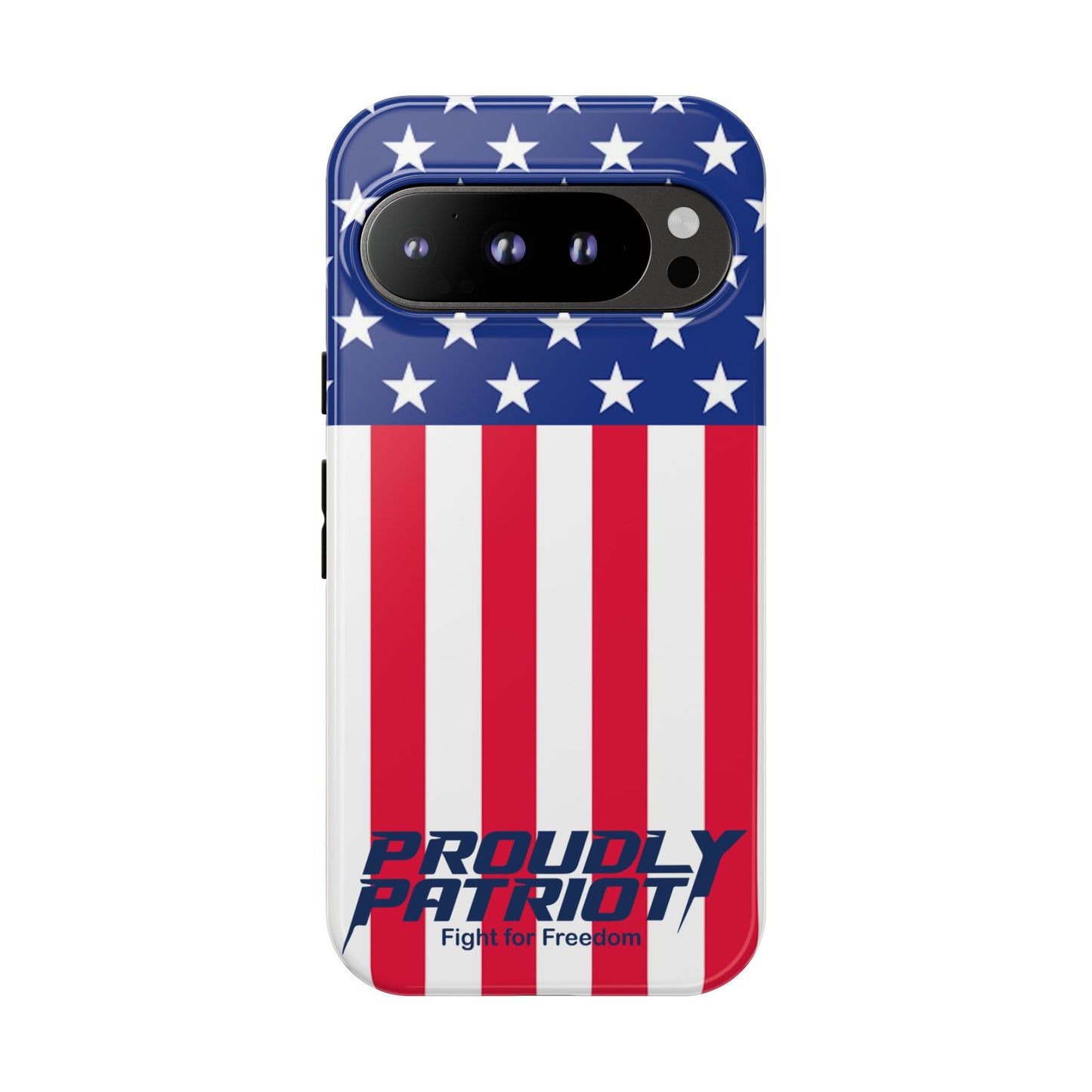 Stars, Stripes, and Cell Phones, Patriotic Phone Case for Proud Americans, USA Flag Phone Cover, Tough Cases for Veterans, Independence Day Gift