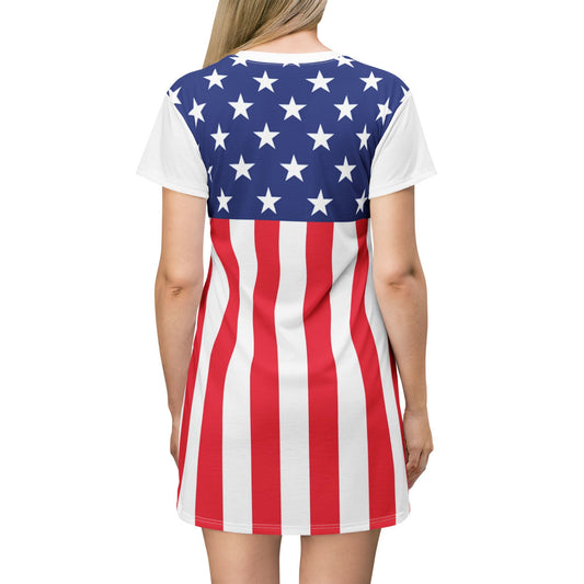 Patriotic T-Shirt Dress