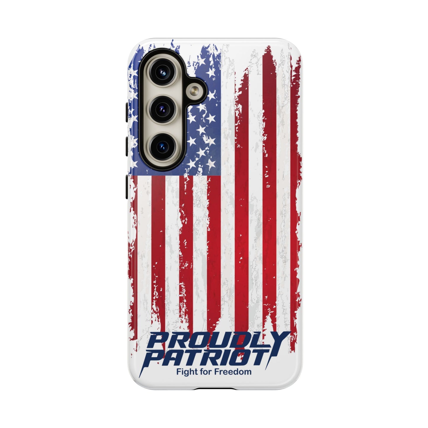 Distressed Flag, Patriotic Phone Case for Proud Americans, USA Flag Phone Cover, Tough Cases for Veterans, Independence Day Gift
