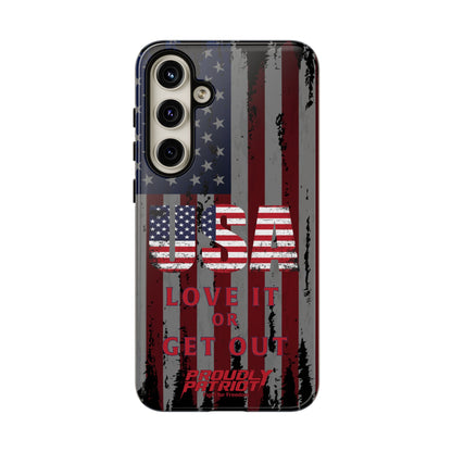 Stars, Stripes, and Zero Tolerance BLK Phone Case