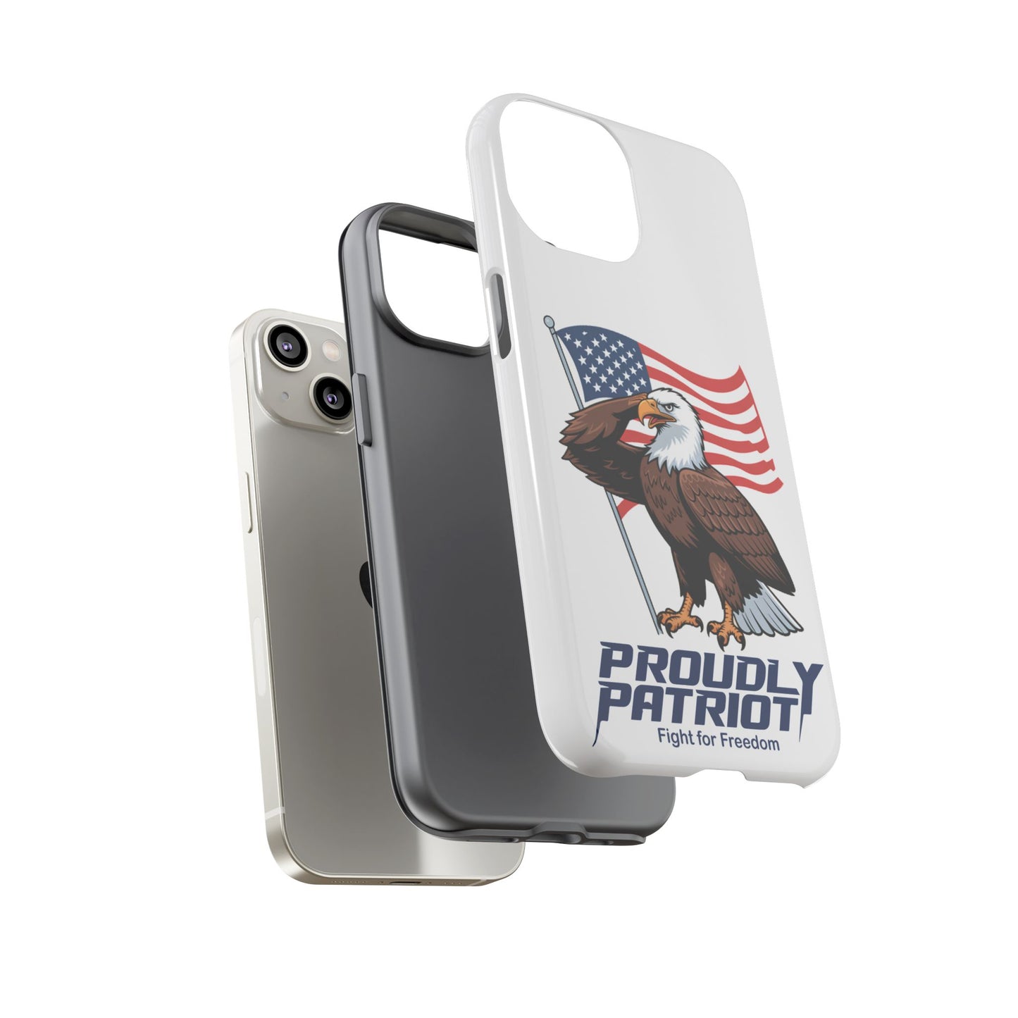 Major Talon Reporting for Duty! Patriotic Phone Case for Proud Americans, USA Flag Phone Cover, Tough Cases for Veterans, Independence Day Gift