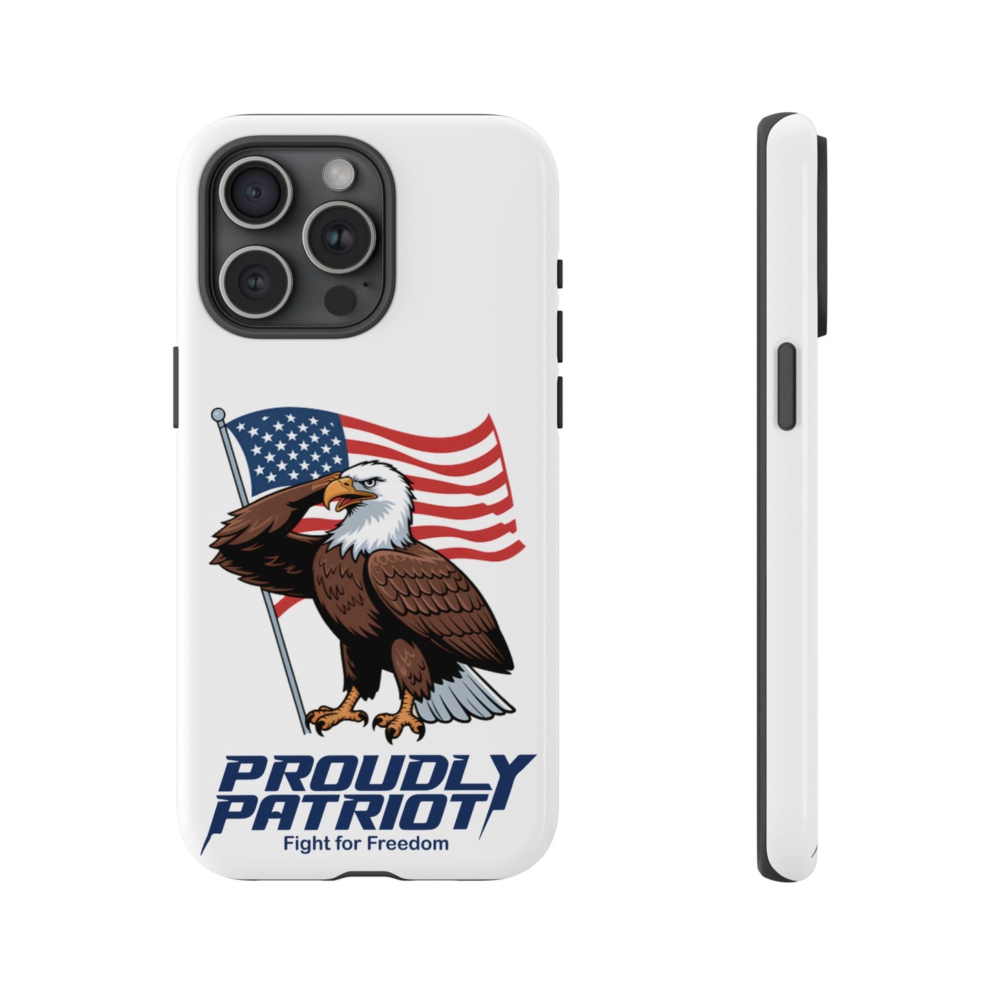 Major Talon Reporting for Duty! Patriotic Phone Case for Proud Americans, USA Flag Phone Cover, Tough Cases for Veterans, Independence Day Gift