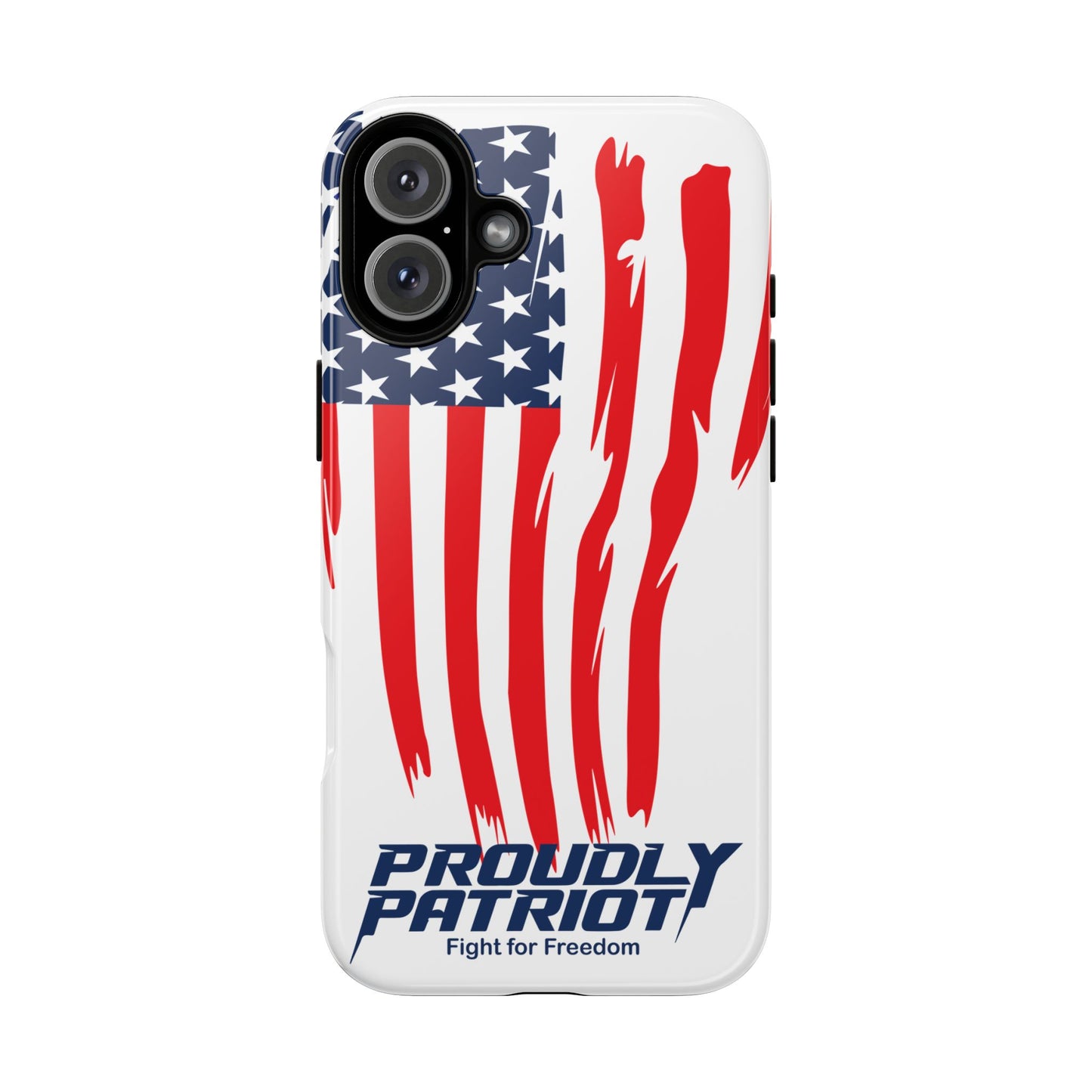 The Flag, Patriotic Phone Case for Proud Americans, USA Flag Phone Cover, Tough Cases for Veterans, Independence Day Gift