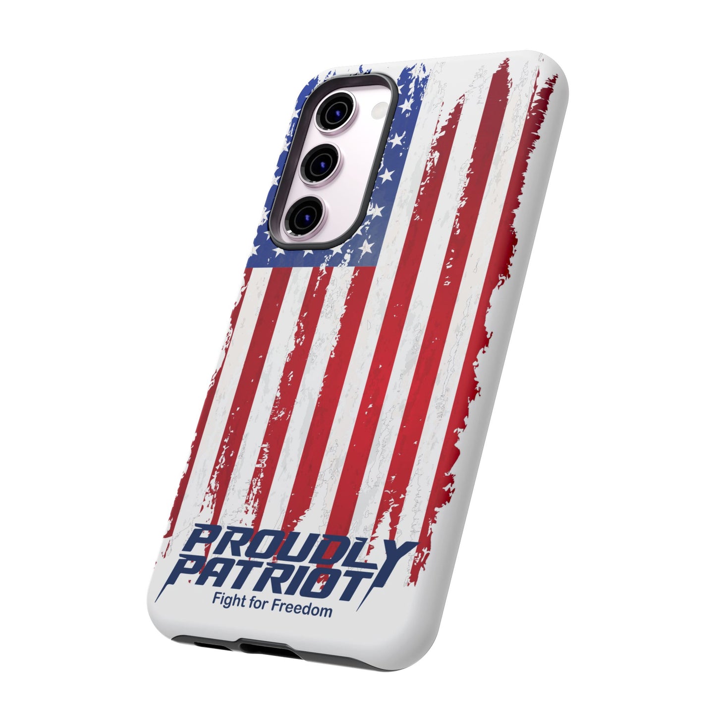 Distressed Flag, Patriotic Phone Case for Proud Americans, USA Flag Phone Cover, Tough Cases for Veterans, Independence Day Gift