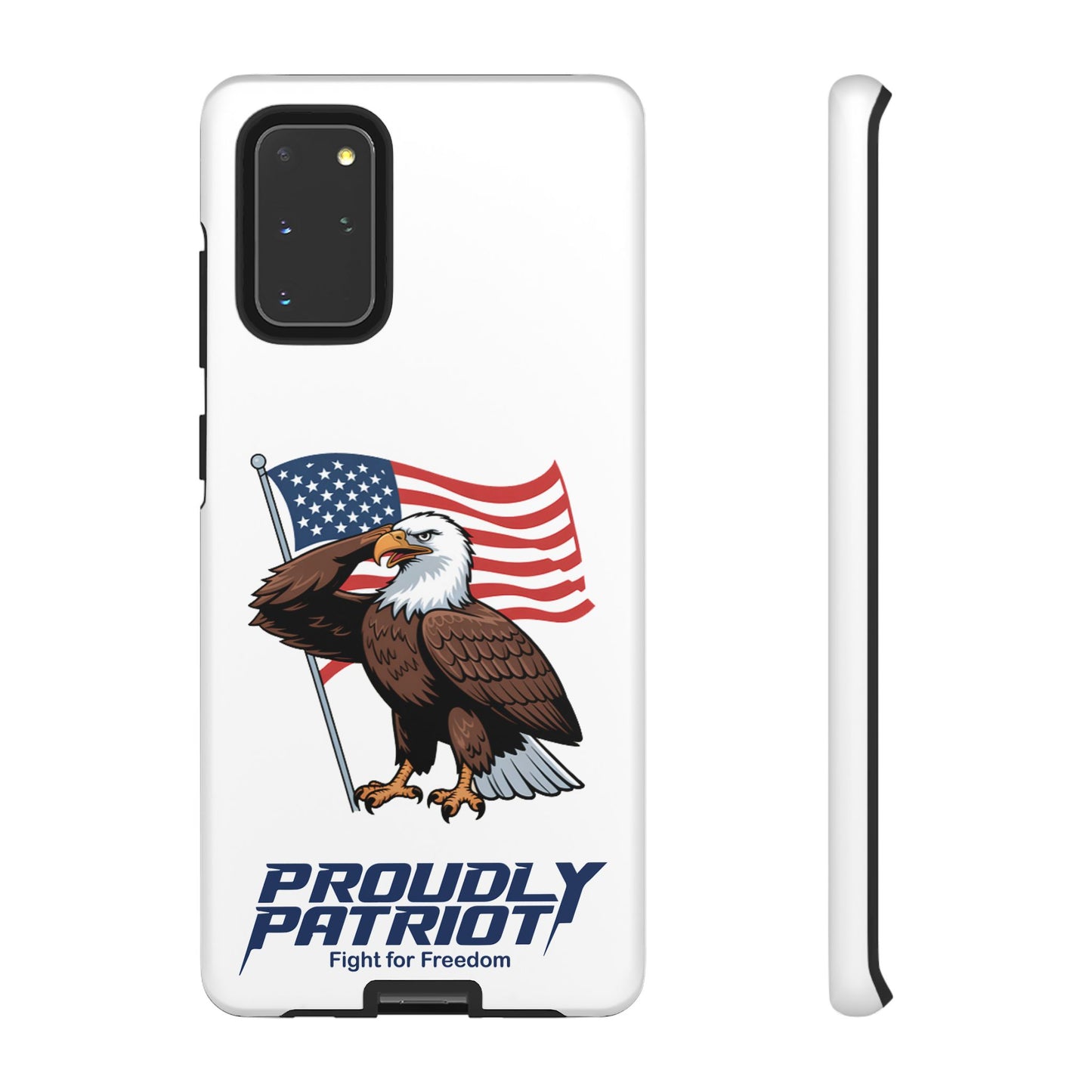 Major Talon Reporting for Duty! Patriotic Phone Case for Proud Americans, USA Flag Phone Cover, Tough Cases for Veterans, Independence Day Gift