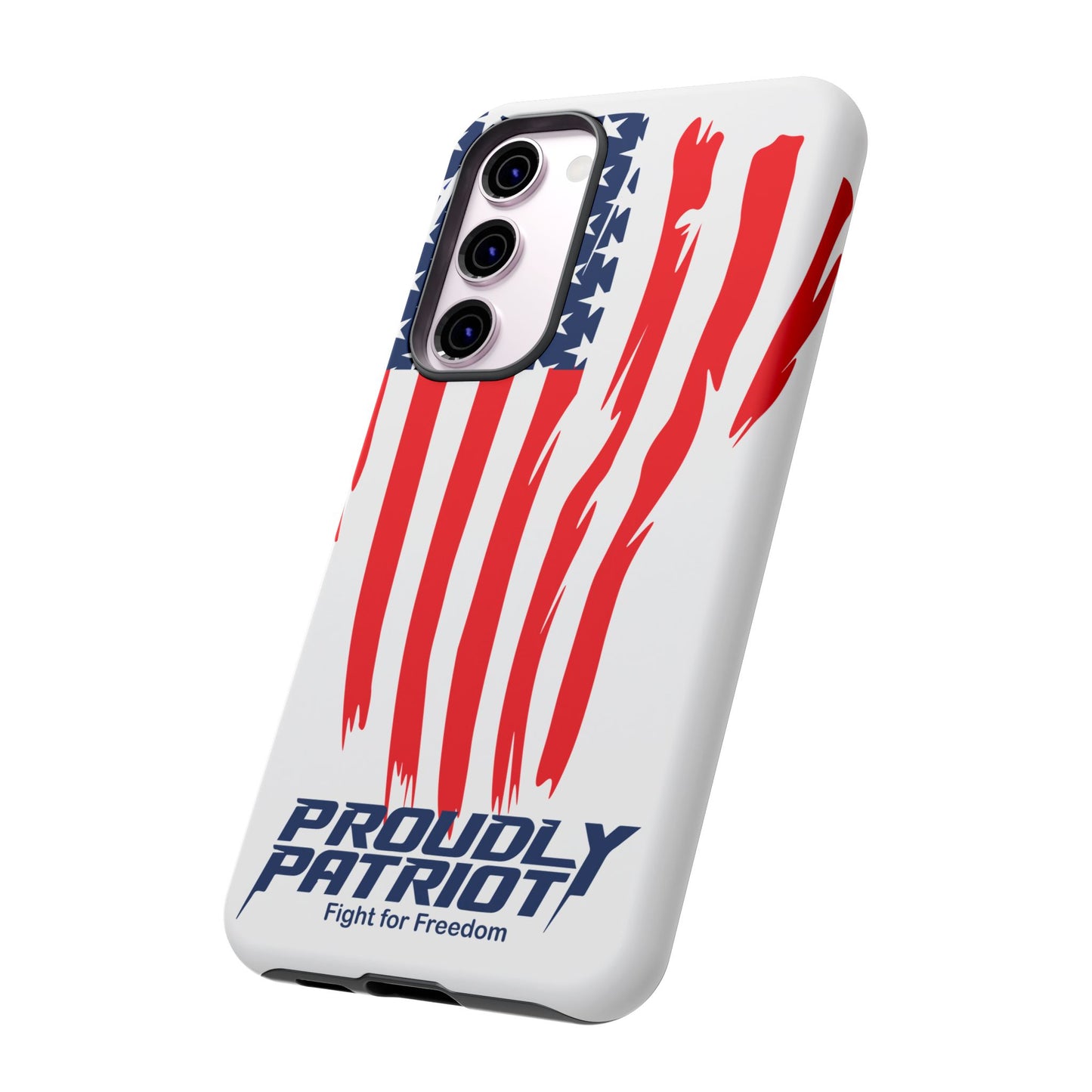 The Flag, Patriotic Phone Case for Proud Americans, USA Flag Phone Cover, Tough Cases for Veterans, Independence Day Gift