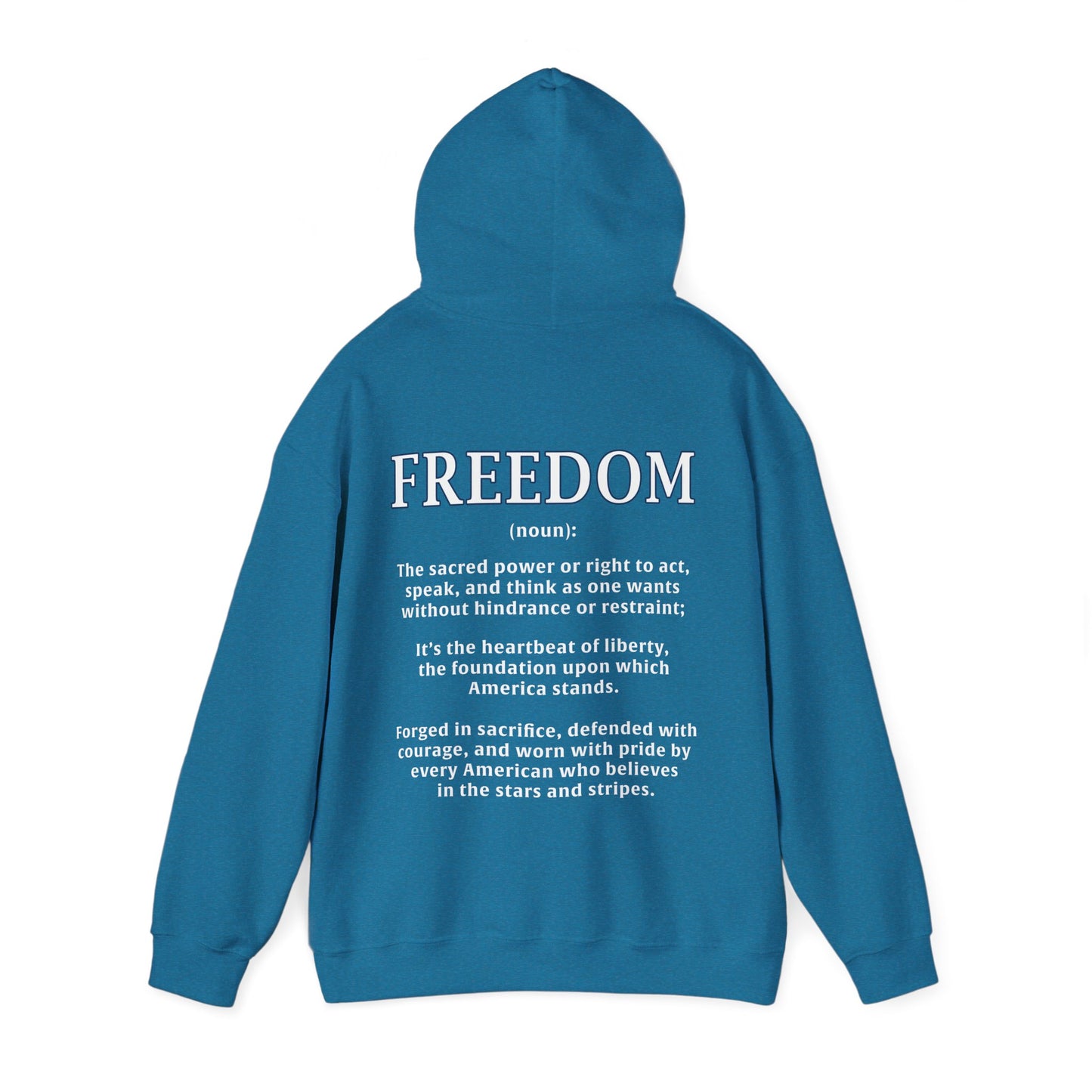 Freedom: The Heartbeat of Liberty Hoodie