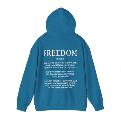 Freedom: The Heartbeat of Liberty Hoodie