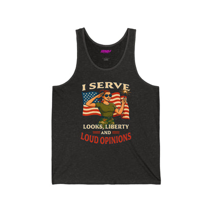 Patriotic Sass in Camo Class Tank