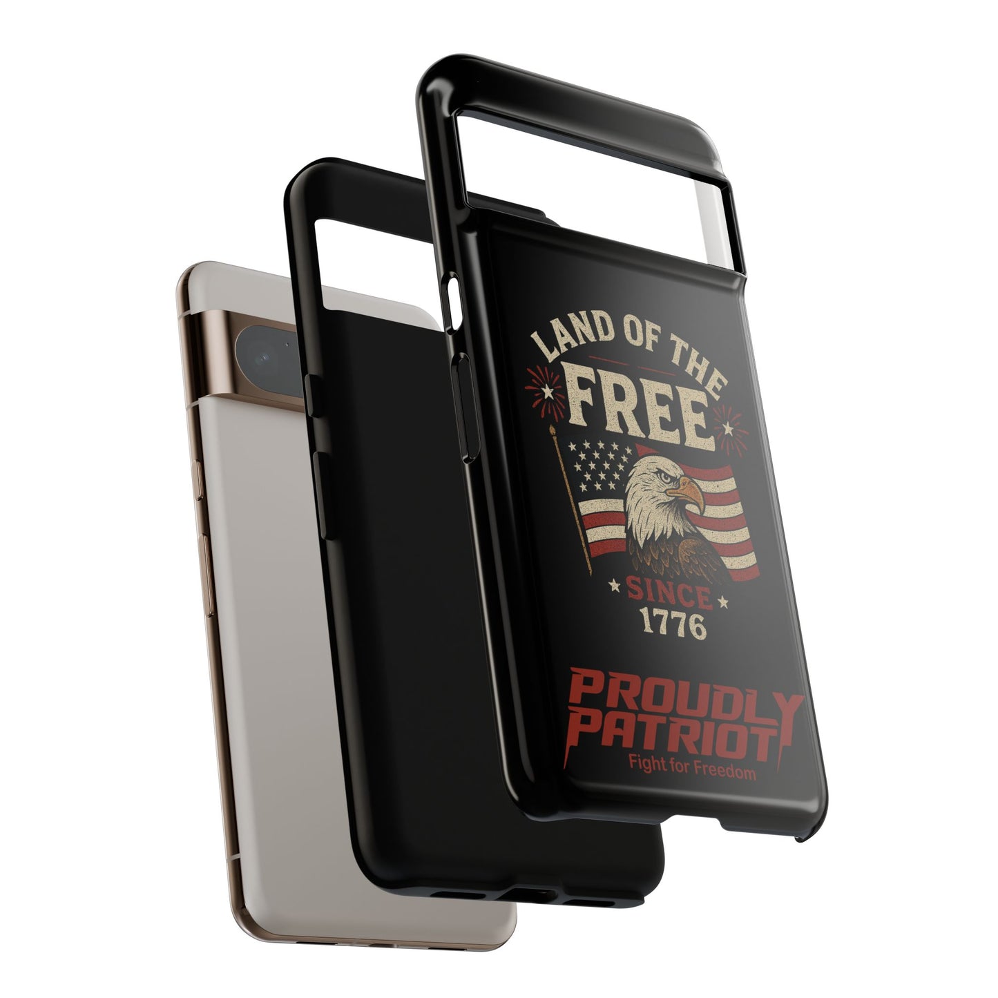 Freedom Phone Case: The Ultimate Patriotic Protector: For the Proud Patriot, USA Flag Phone Cover, Tough Cases for Veterans, Independence Day Gift