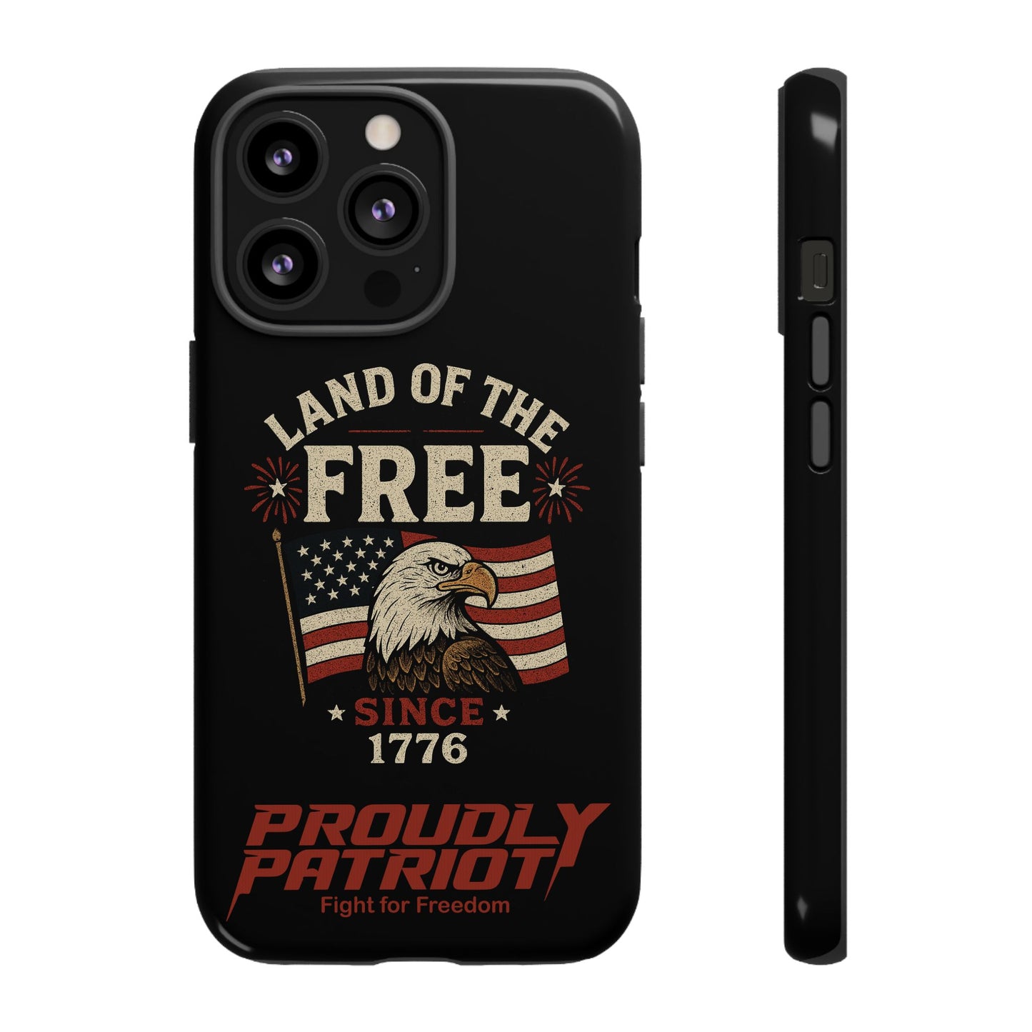 Freedom Phone Case: The Ultimate Patriotic Protector: For the Proud Patriot, USA Flag Phone Cover, Tough Cases for Veterans, Independence Day Gift