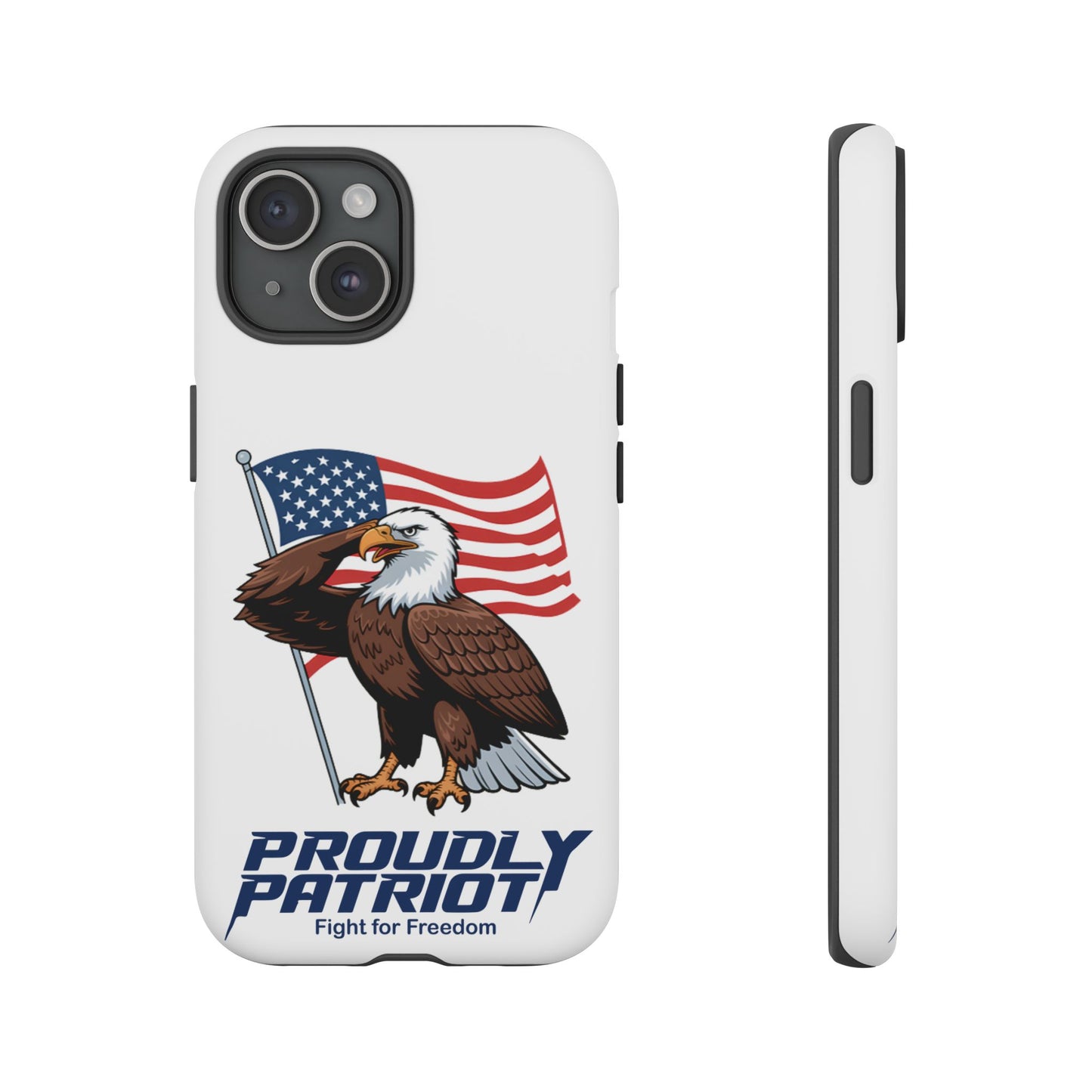 Major Talon Reporting for Duty! Patriotic Phone Case for Proud Americans, USA Flag Phone Cover, Tough Cases for Veterans, Independence Day Gift