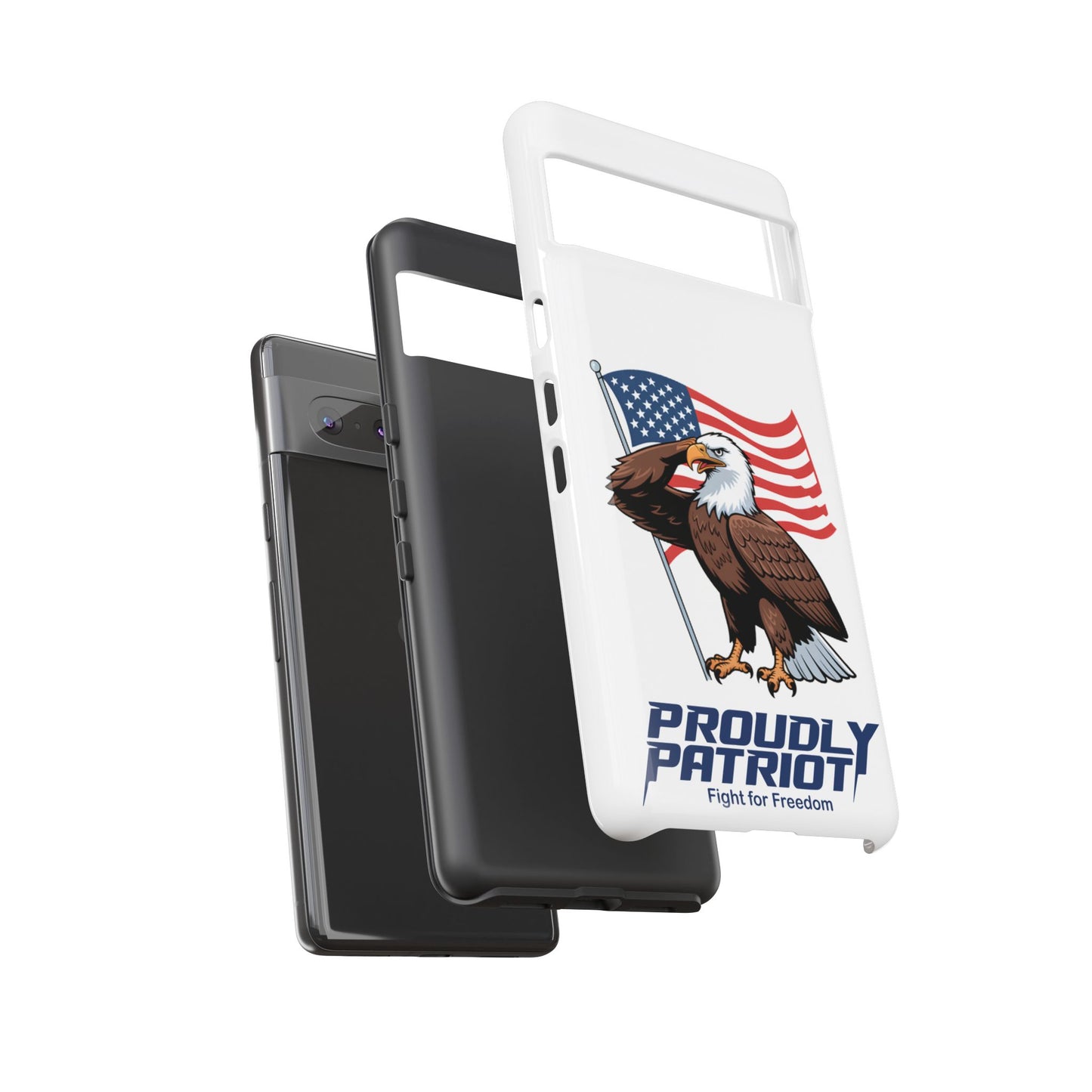 Major Talon Reporting for Duty! Patriotic Phone Case for Proud Americans, USA Flag Phone Cover, Tough Cases for Veterans, Independence Day Gift