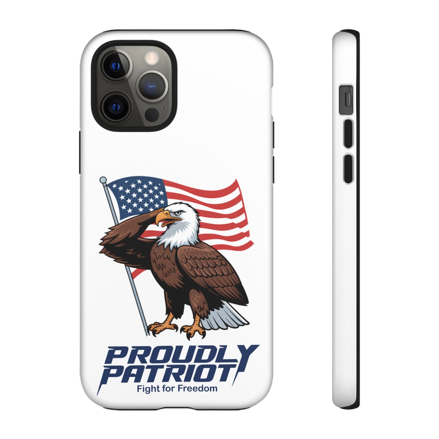Major Talon Reporting for Duty! Patriotic Phone Case for Proud Americans, USA Flag Phone Cover, Tough Cases for Veterans, Independence Day Gift