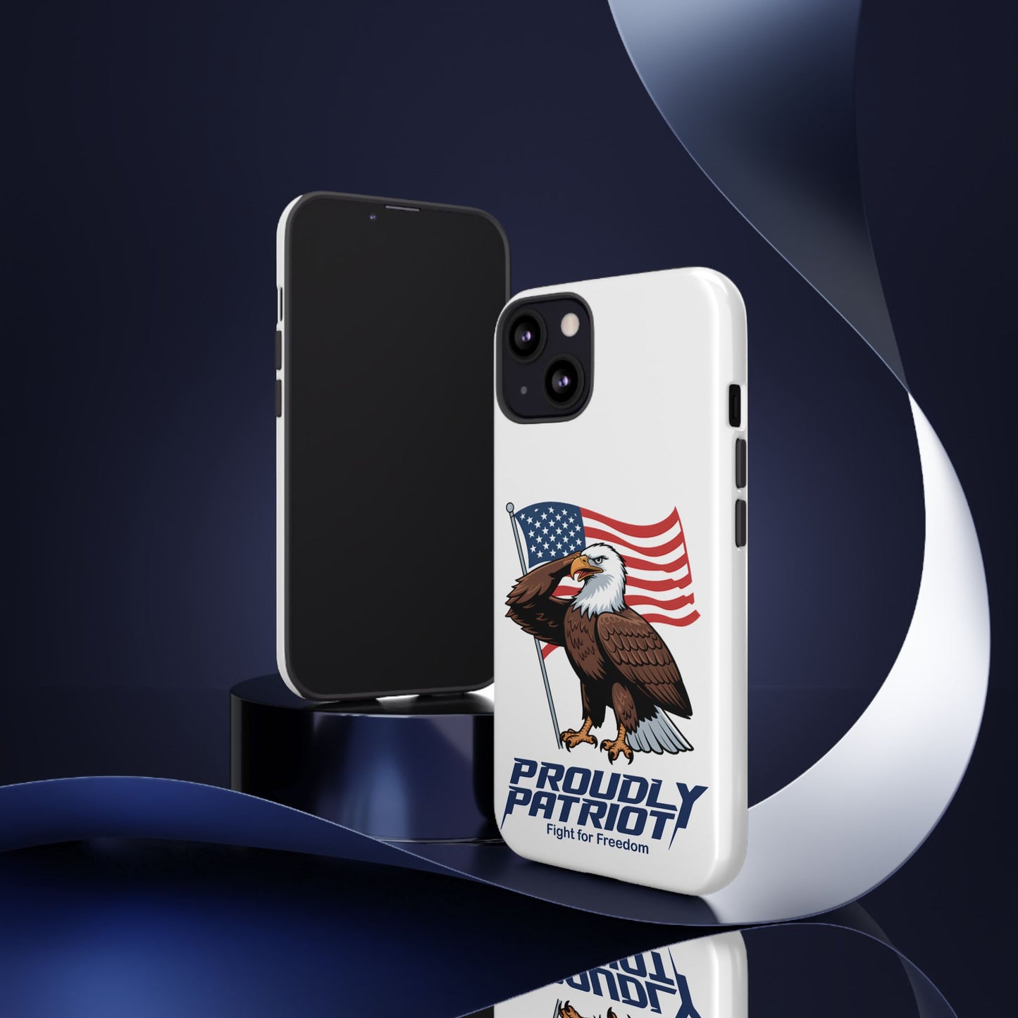 Major Talon Reporting for Duty! Patriotic Phone Case for Proud Americans, USA Flag Phone Cover, Tough Cases for Veterans, Independence Day Gift